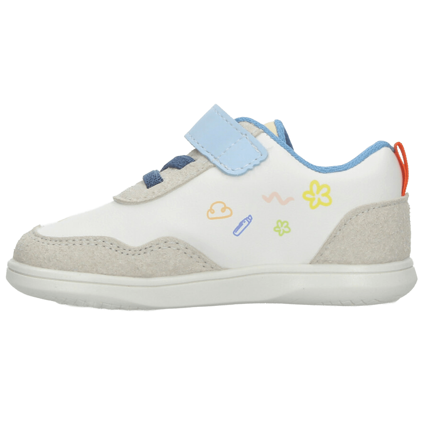 Tenis Bluey Niño Casual Adhesivo Blanco Infantil T12-15 — imagen 5