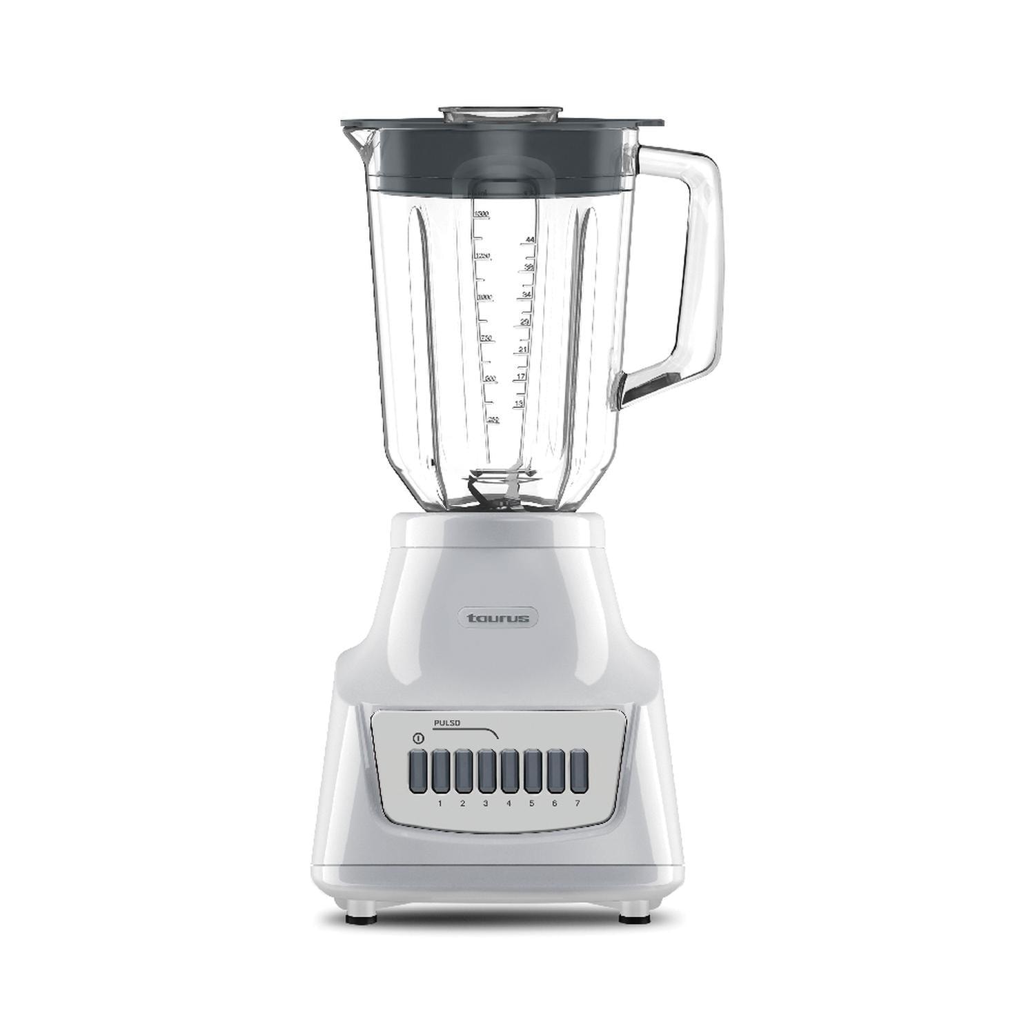 Licuadora Taurus Magnifique 7 Velocidades Vaso de Vidrio 1.5 L Blanca — imagen 1