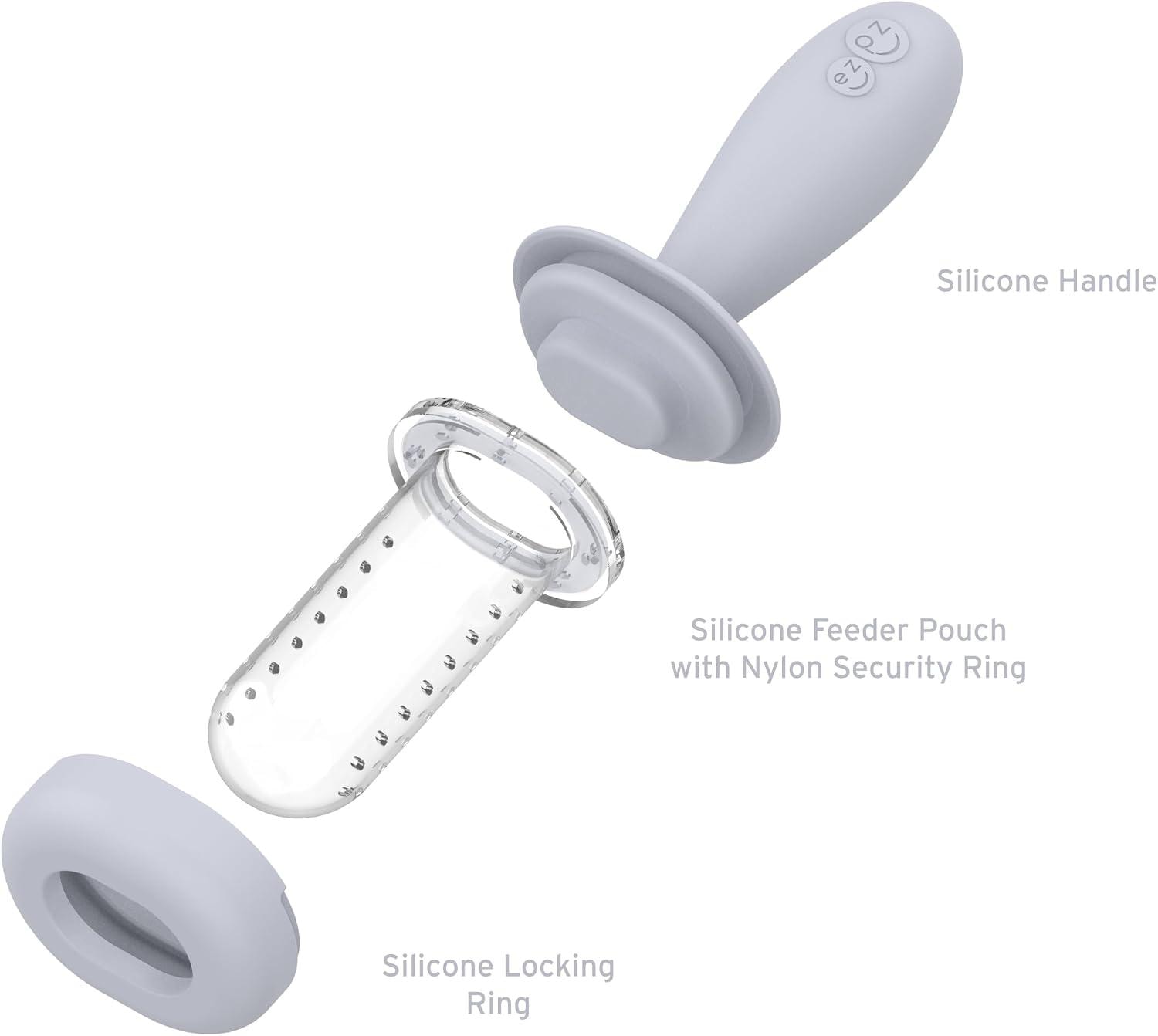 Alimentador EzPz Baby-Led Azul para Bebé de Silicón — imagen 2