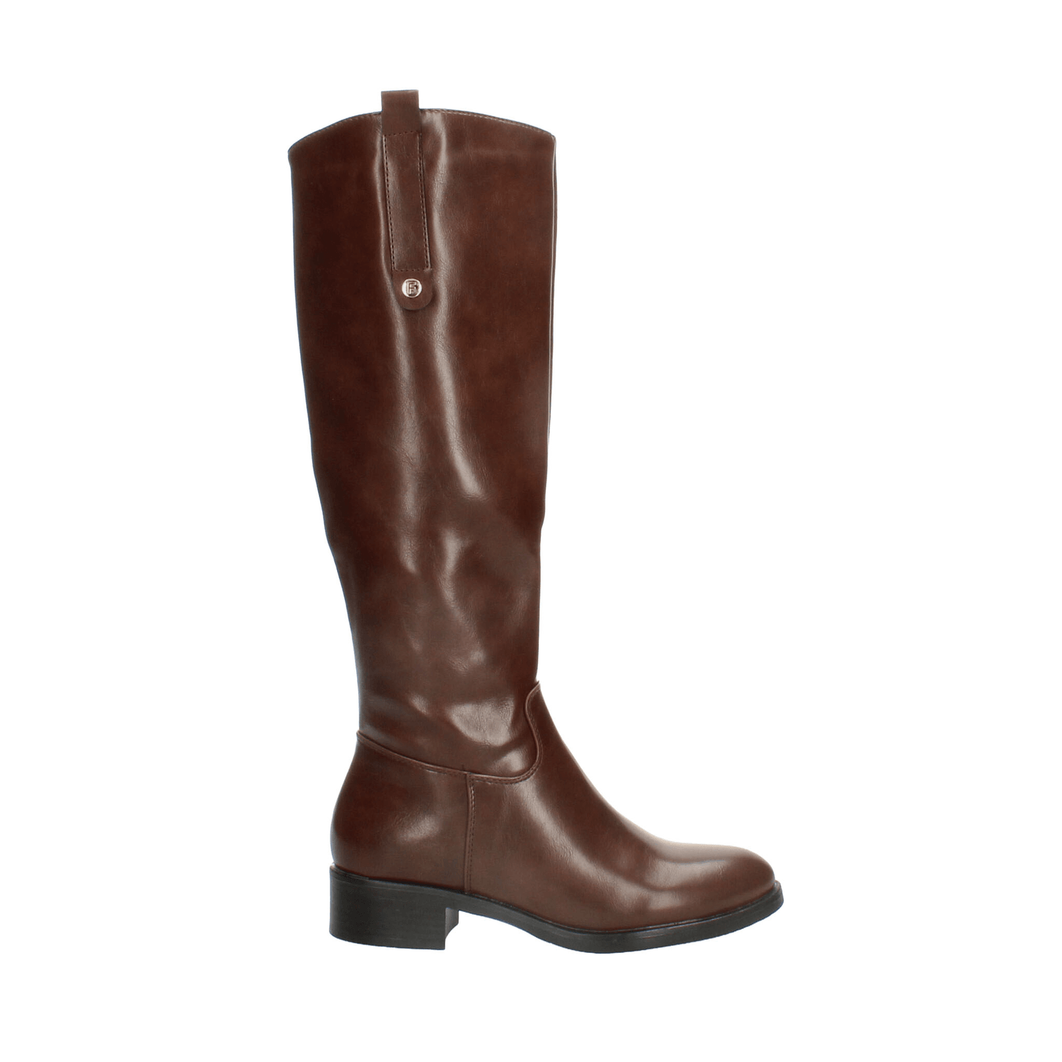 Bota Efe Dama Casual Larga Moda Cómoda Café Mujer — imagen 1