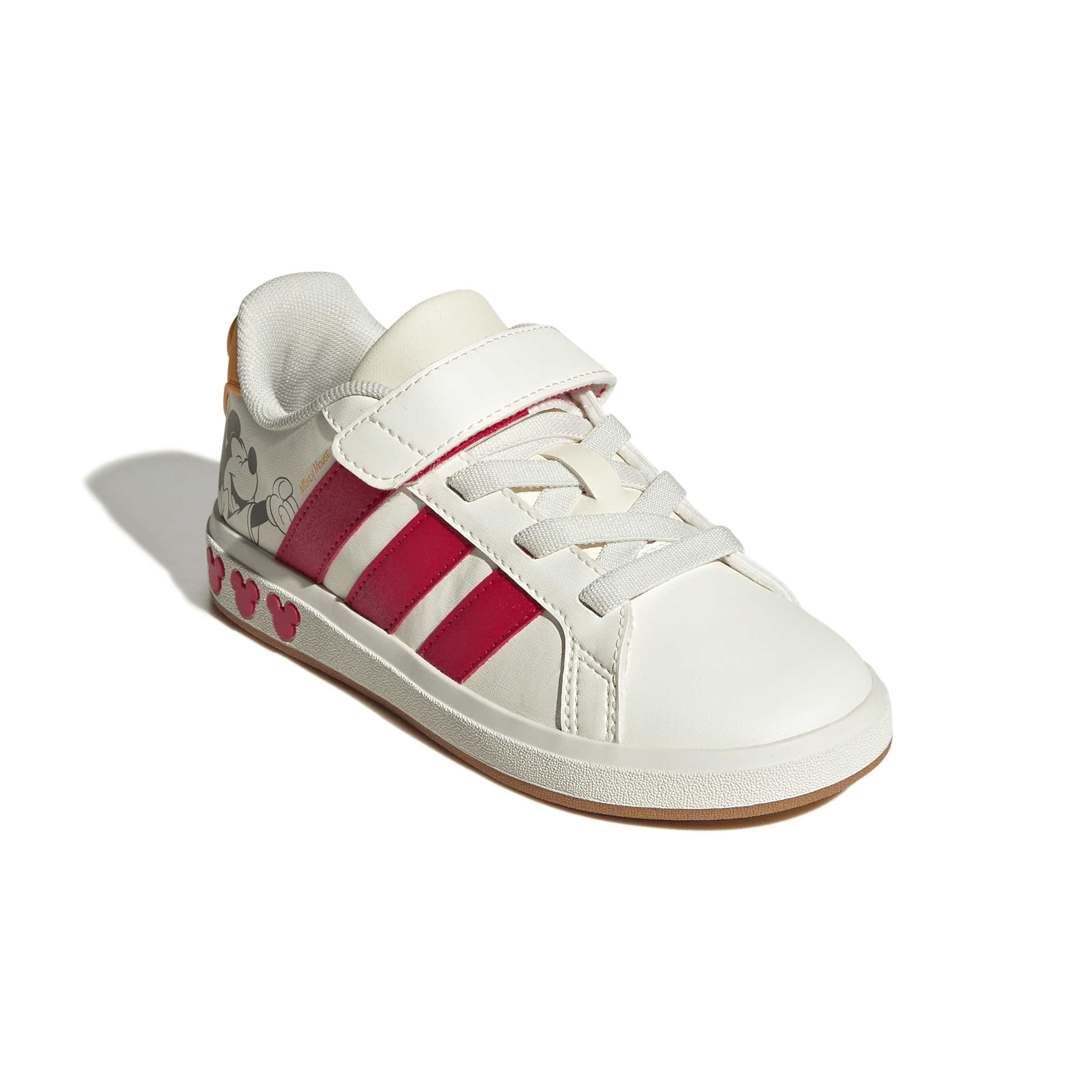 Tenis Adidas Mickey Grand Court Niño Casual Blanco Infantil T16-22 — imagen 10