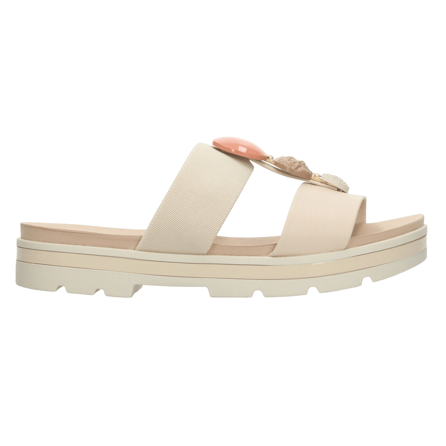 Sandalias Modare Dama Crema Casual Para Mujer — imagen 2