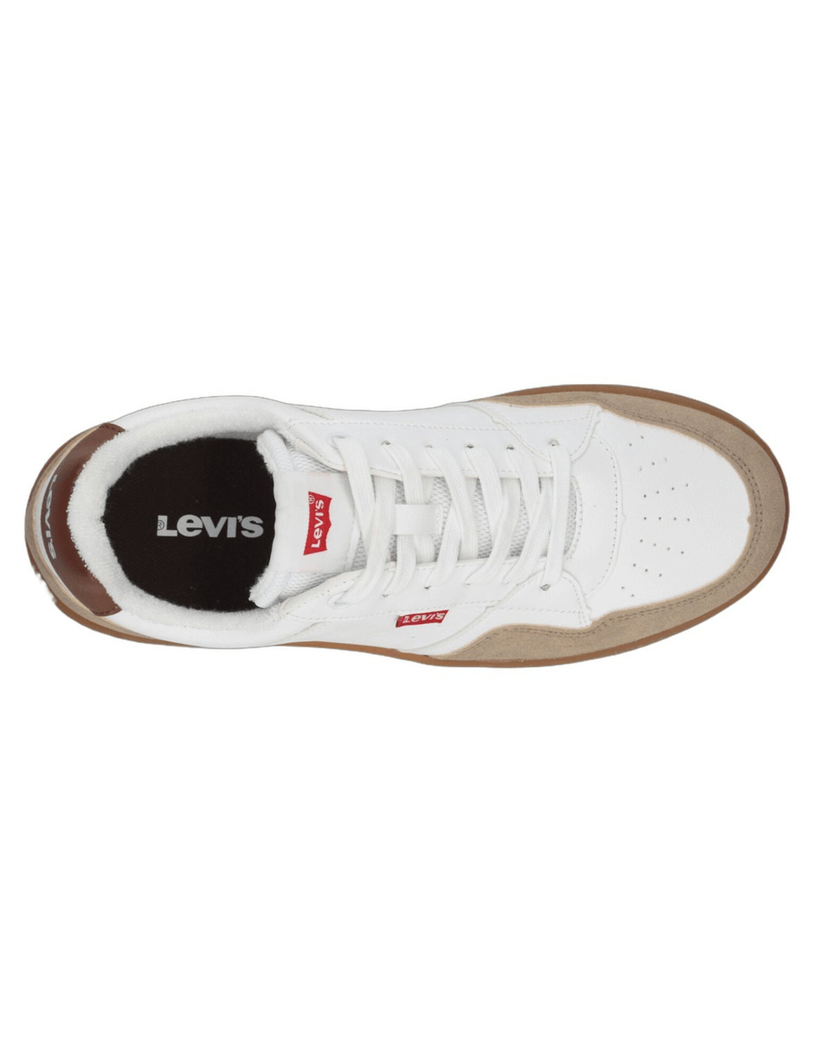 Tenis Levis Hombre Casual Deportivo Cintas Blanco Caballero — imagen 8