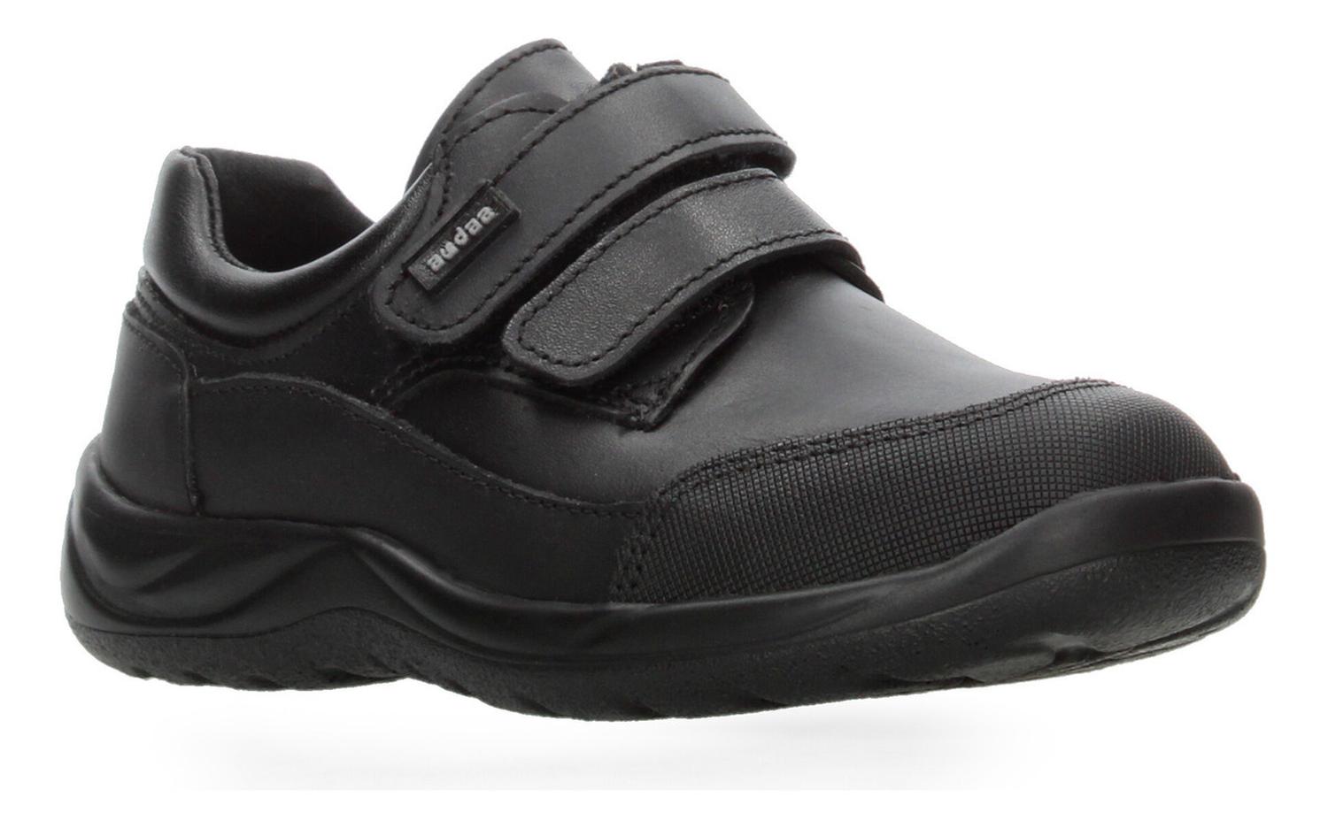 Zapato Coqueta Niño Escolar Ajustable Negro Infantil T17-21 — imagen 2