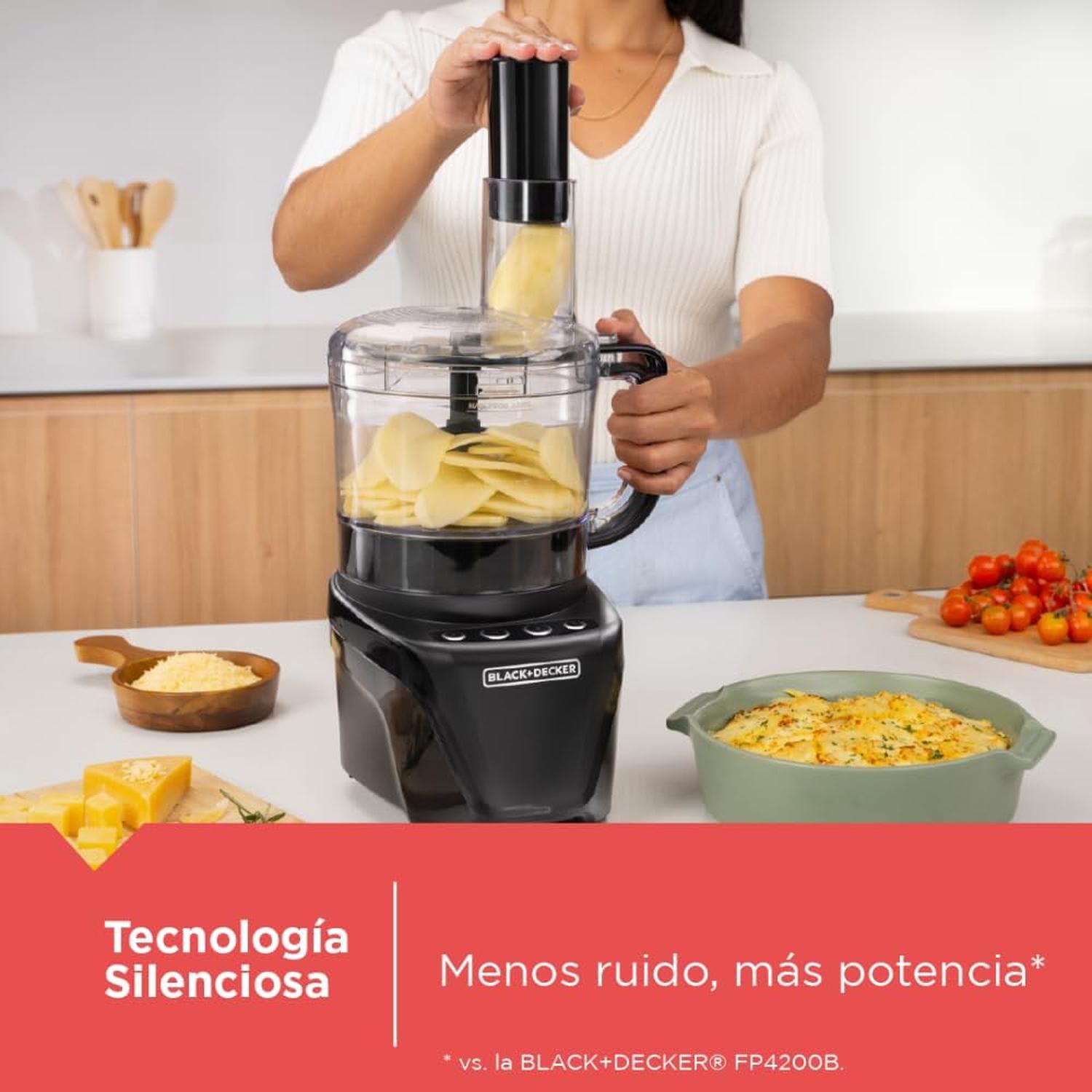PROCESADOR ALIMENTOS BLACK+DECKER FP43420 8 TAZAS NEGRO — imagen 2