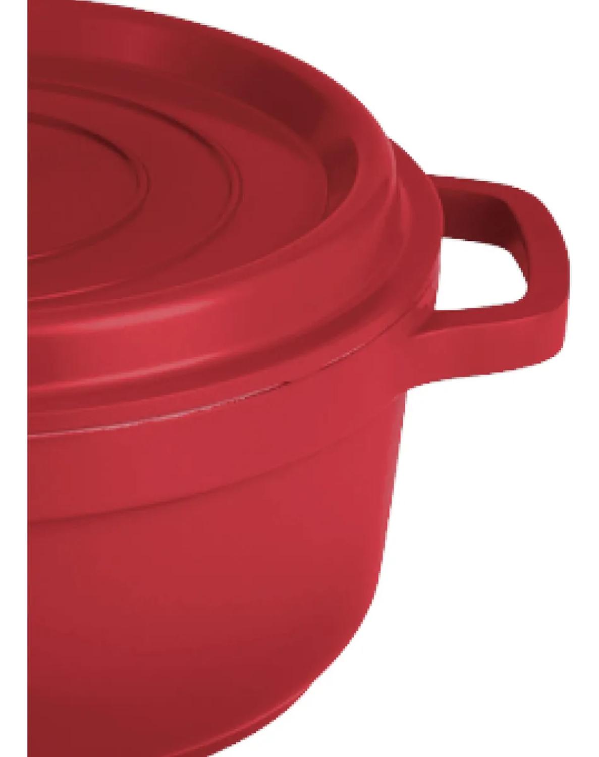 Juego 3 Ollas Cacerolas K&I Germany 1.2L 2.4L 4.3L Tapa Estilo Le Creuset — imagen 3