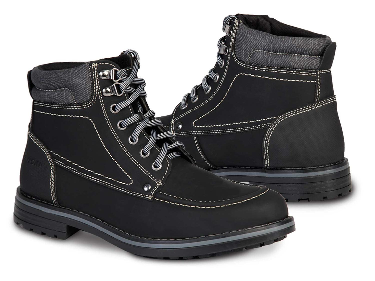 Bota hombre botin biker vaquera casual WORKLAND 89727 Negro — imagen 3