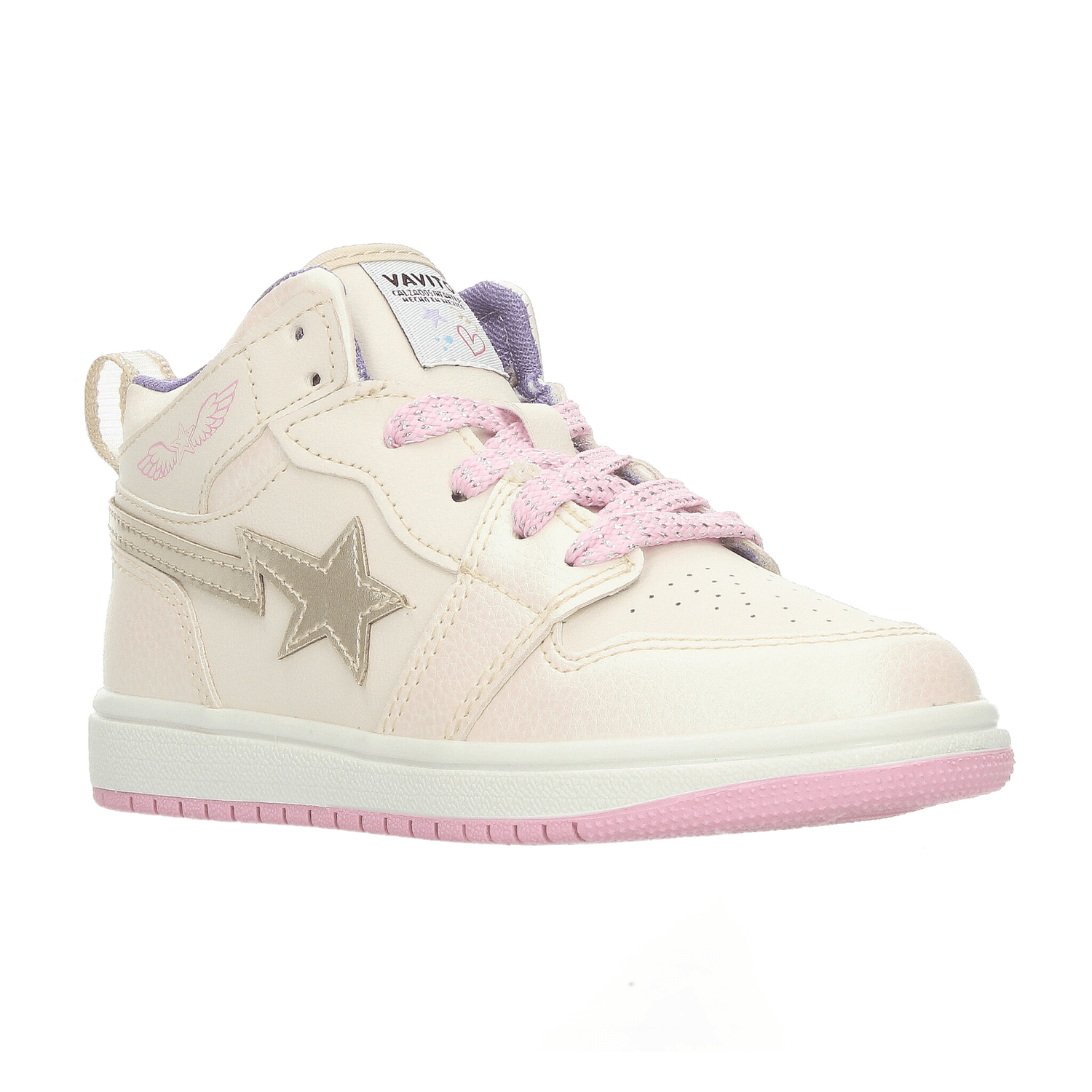 Tenis Niña Vavito Dorado Casual Infantil T18-22 — imagen 3
