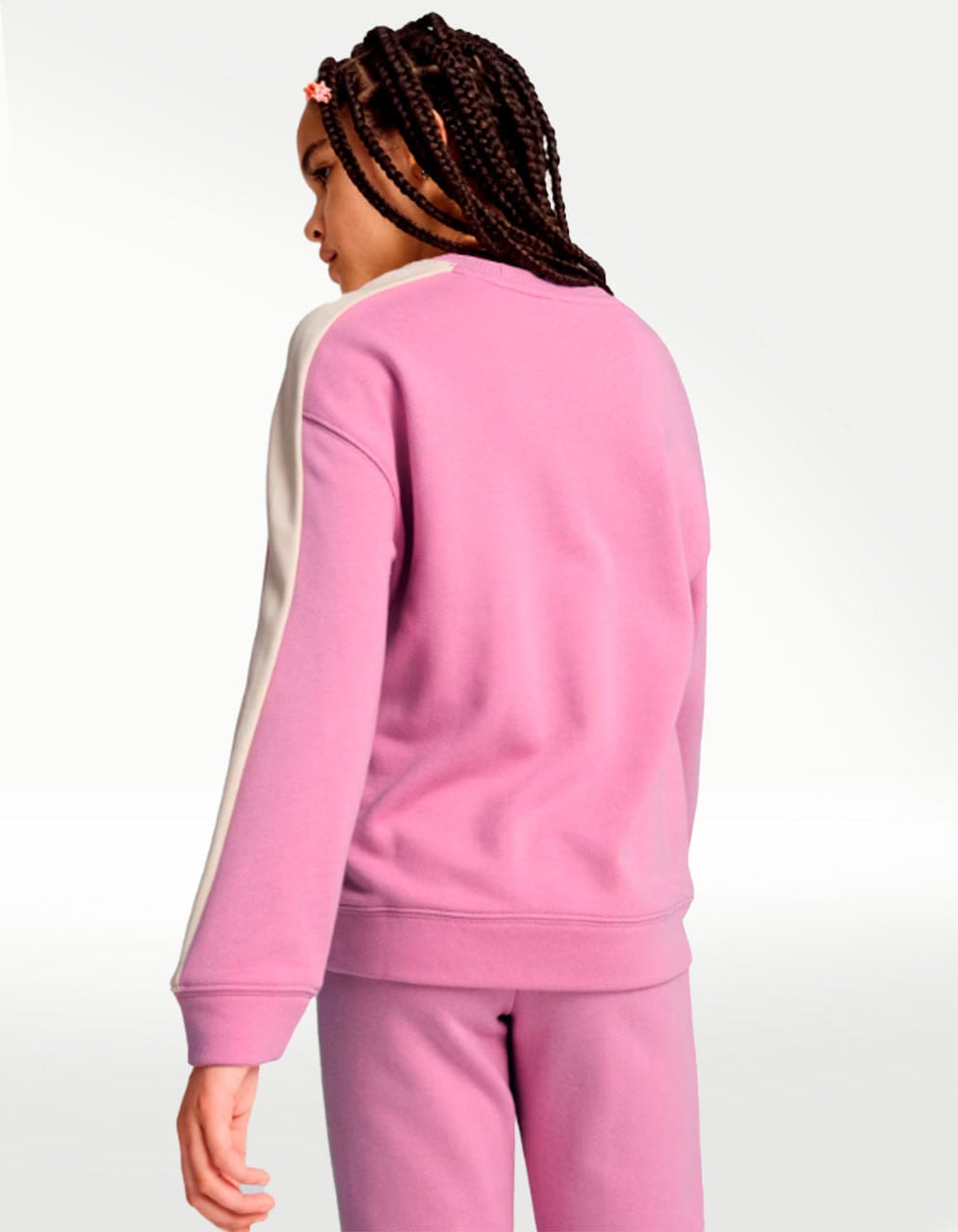 Sudadera Puma Lava Land T7 Crew TR Rosa - Niña — imagen 3