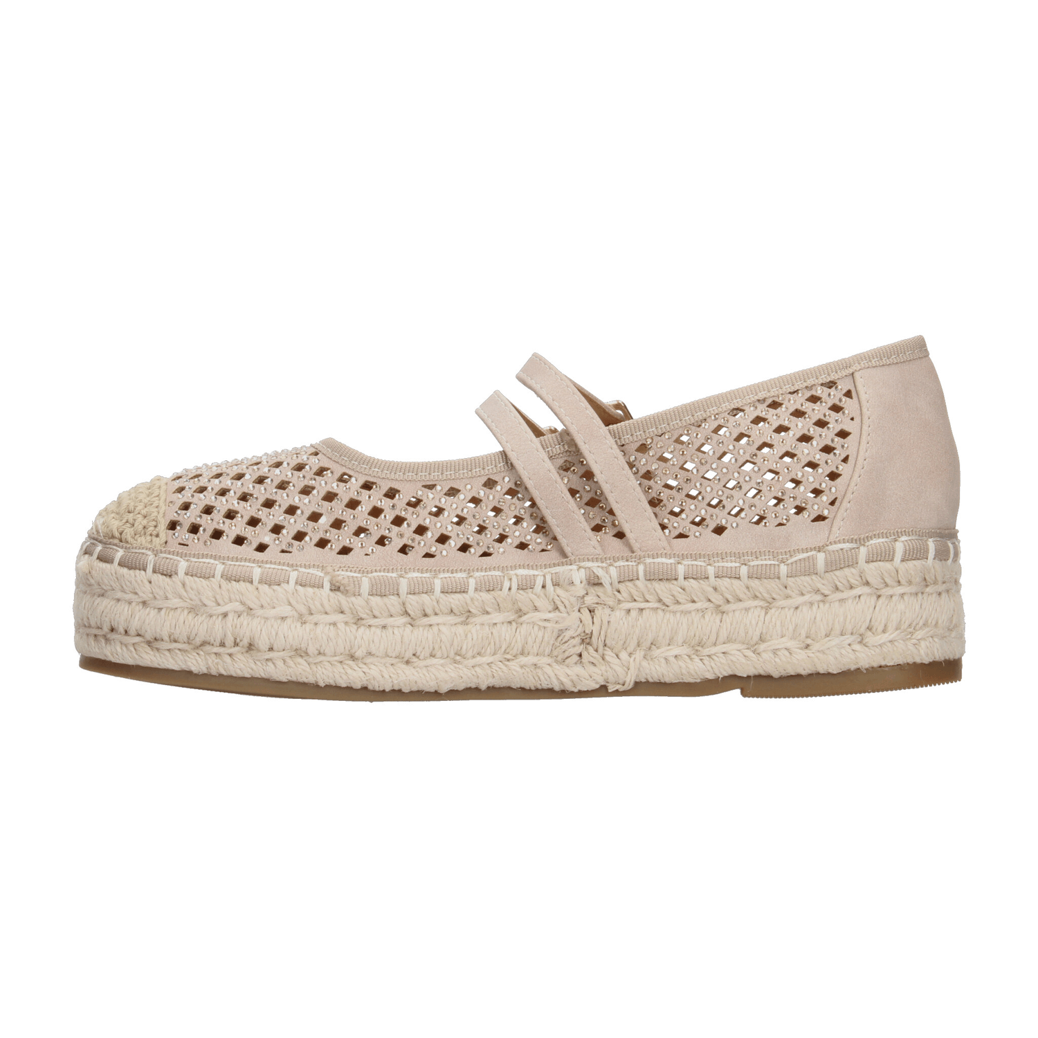 Zapato Berlín Dama Alpargata Casual Cómodo Beige Mujer — imagen 5