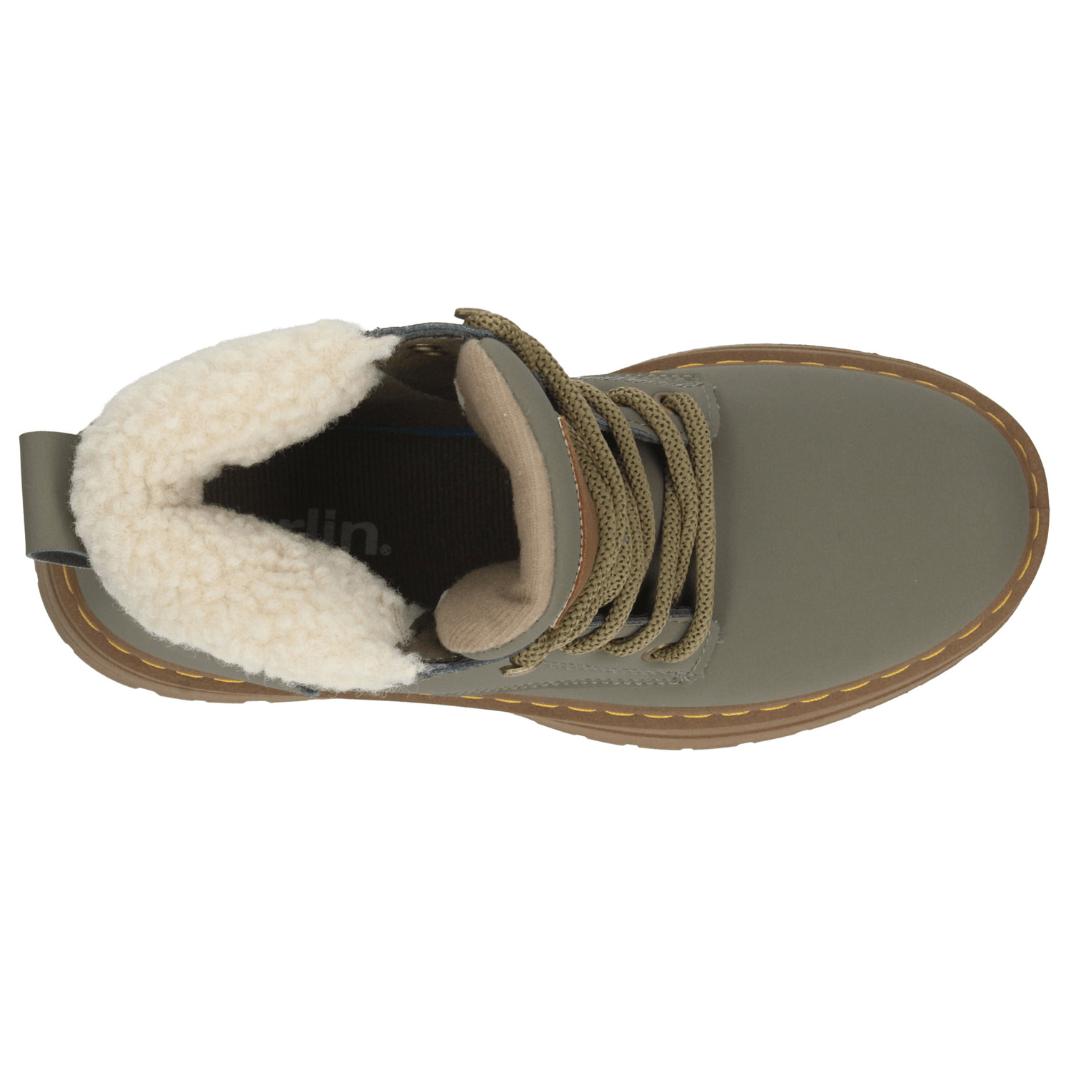Botín Berlin Hiker Dama Casual Cintas Cómodo Verde Mujer — imagen 8