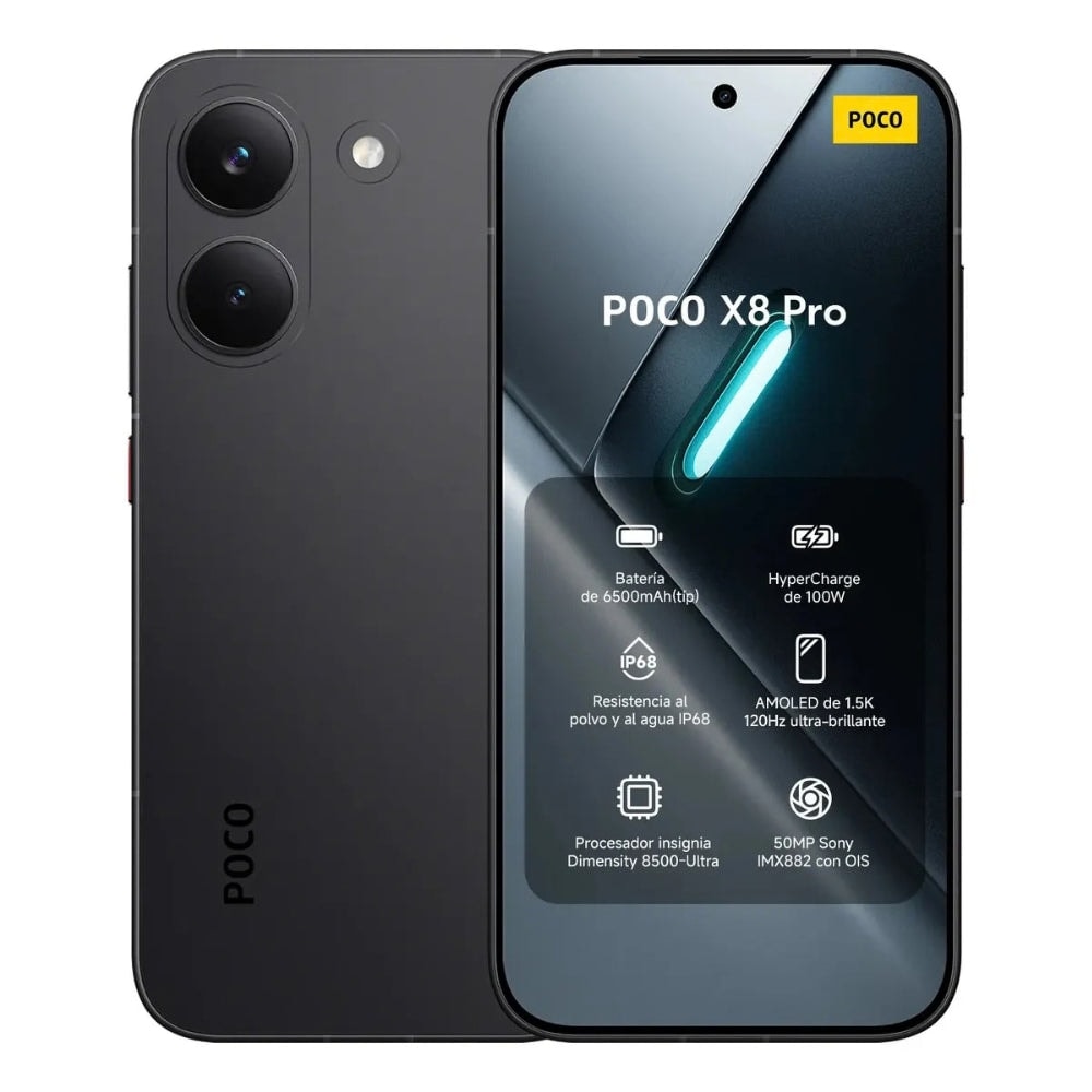 Celular Poco X8 Pro 8+512GB - Negro — imagen 2