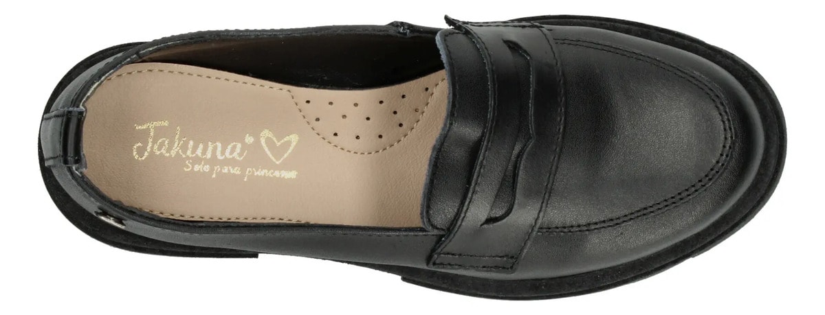 Zapato Jakuna Niña Escolar Plataforma Negro Infantil T22-26 — imagen 17