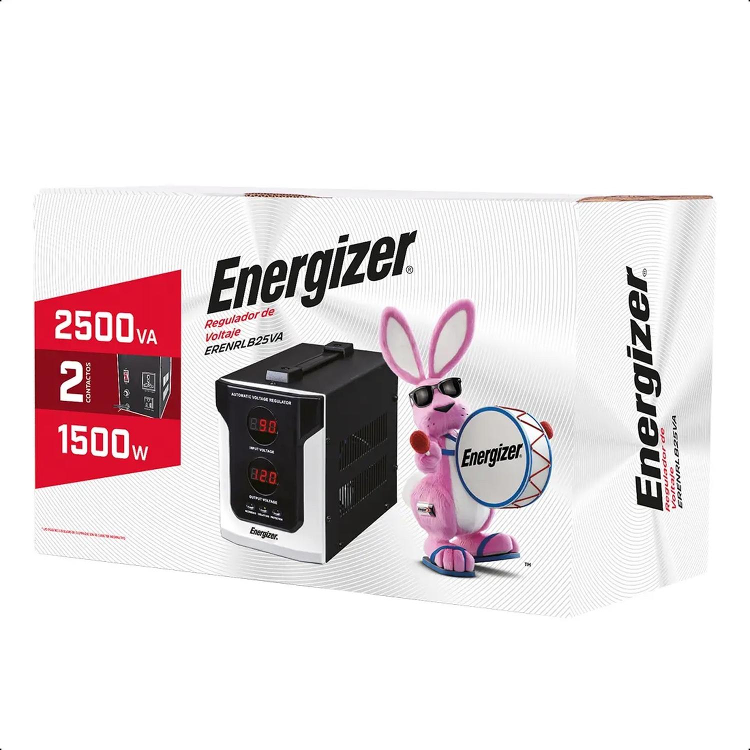 Regulador de Voltaje Energizer 2500VA 1500W — imagen 8