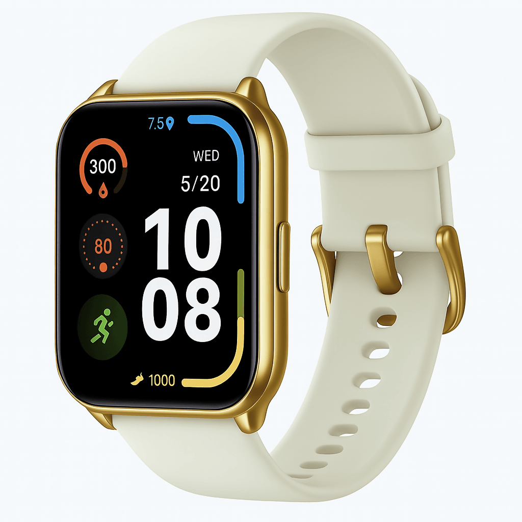 Smartwatch Filwans Gts Mini (dorado) + Audífonos Redmi Buds 4 Active — imagen 3