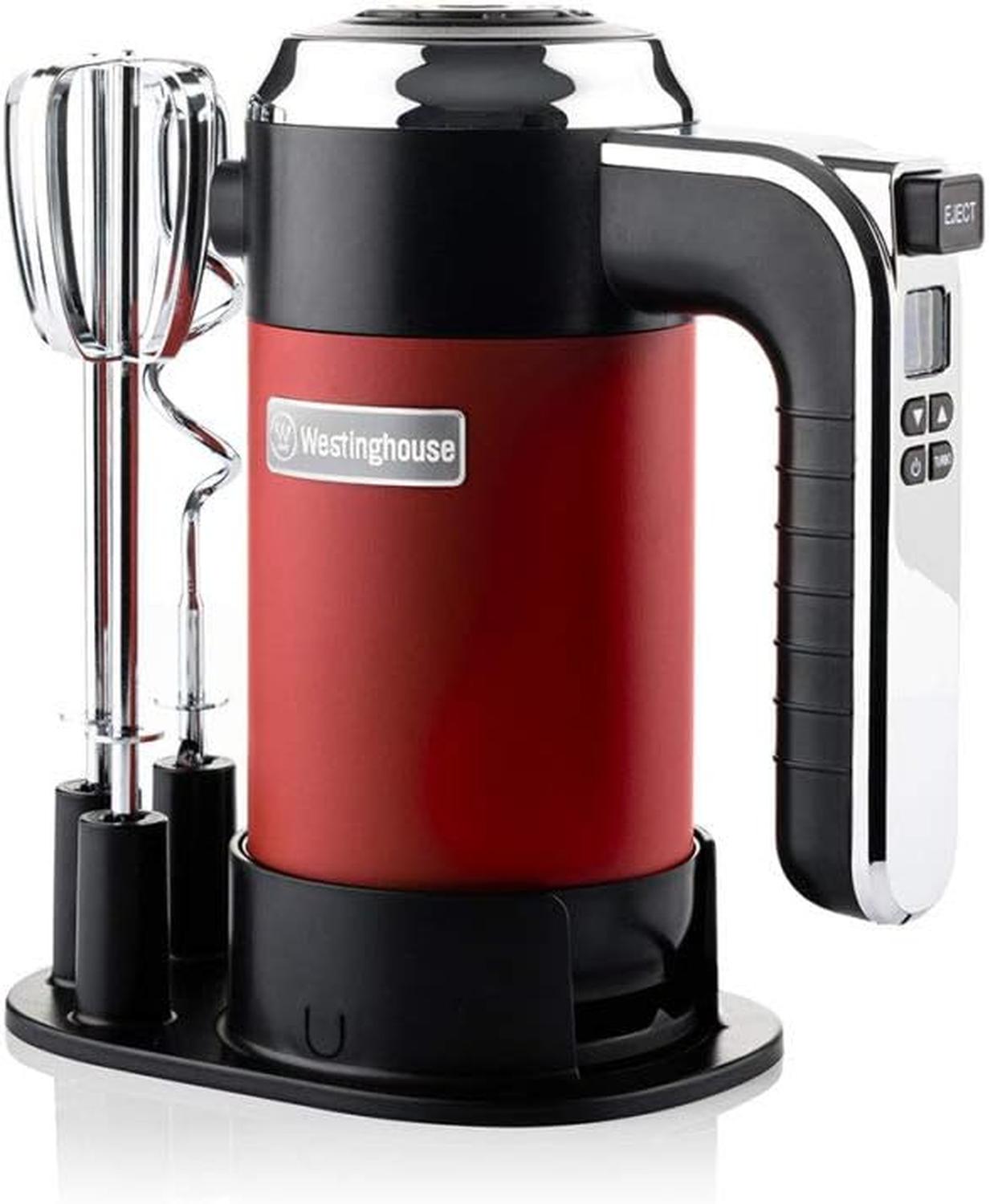 Batidora de Mano Retro Westinghouse WKHM250RD 350W 6 Velocidades Roja — imagen 1