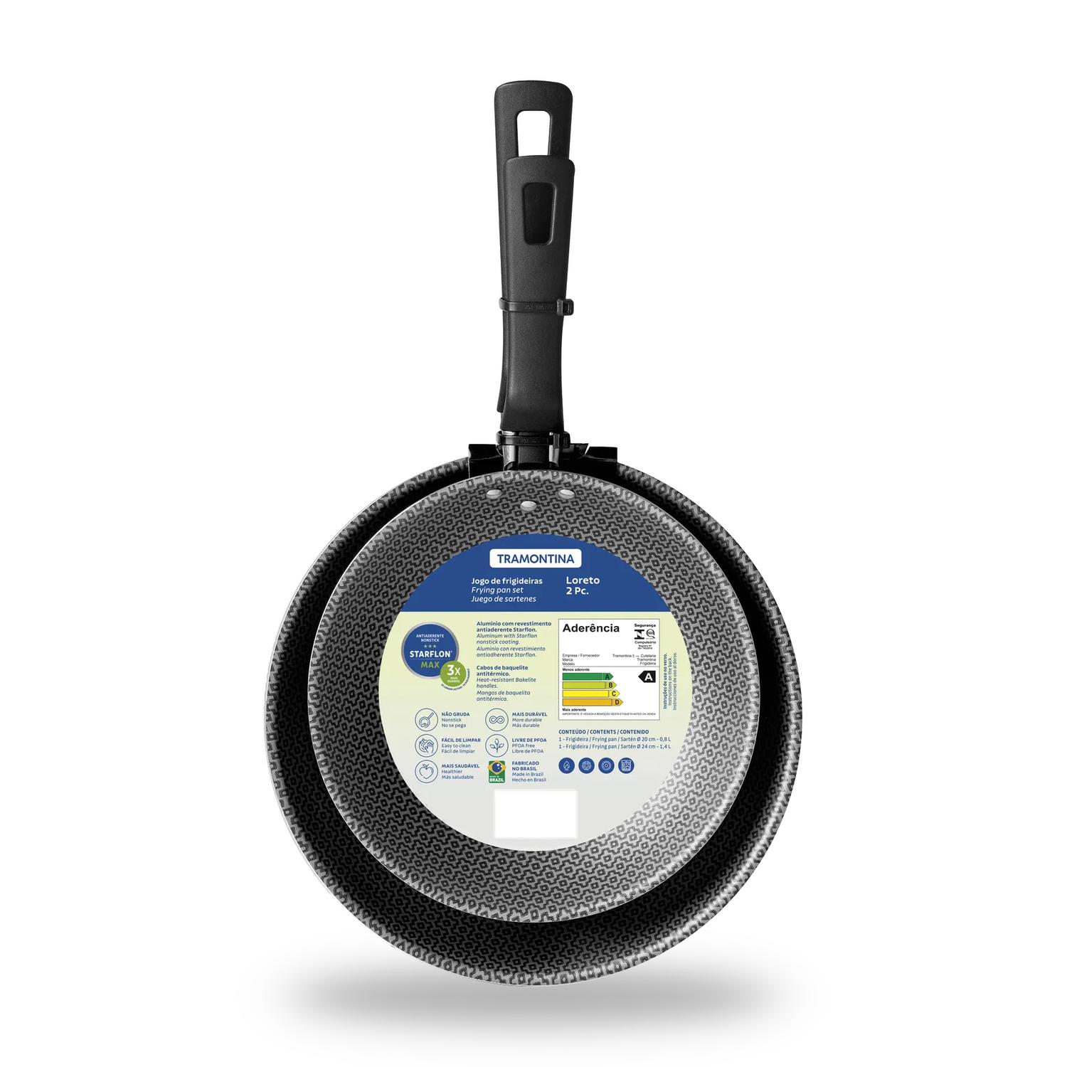 Juego de Sartenes Tramontina Loreto 20 y 24 cm — imagen 3
