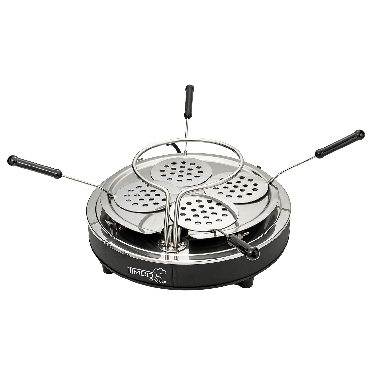 Horno Eléctrico para Pizza Mini Portátil Cerámica 4 Piezas Timco PIZZA4 — imagen 5