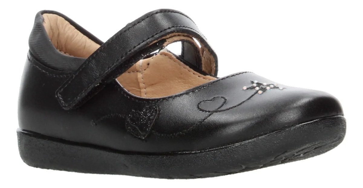 Zapato Yuyin Niño Escolar Cómodo Negro Infantil T15-18 — imagen 11