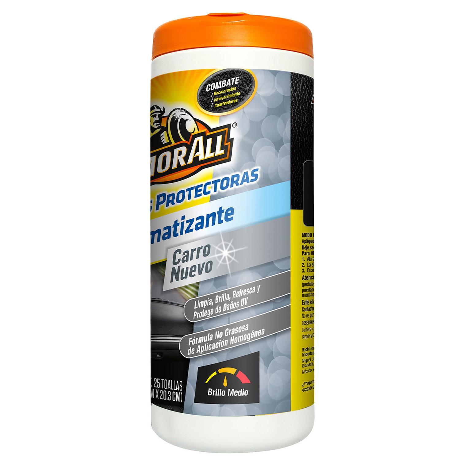 6 Toallitas Limpiar Armor All Protector Auto Aroma Carro Nuevo — imagen 3