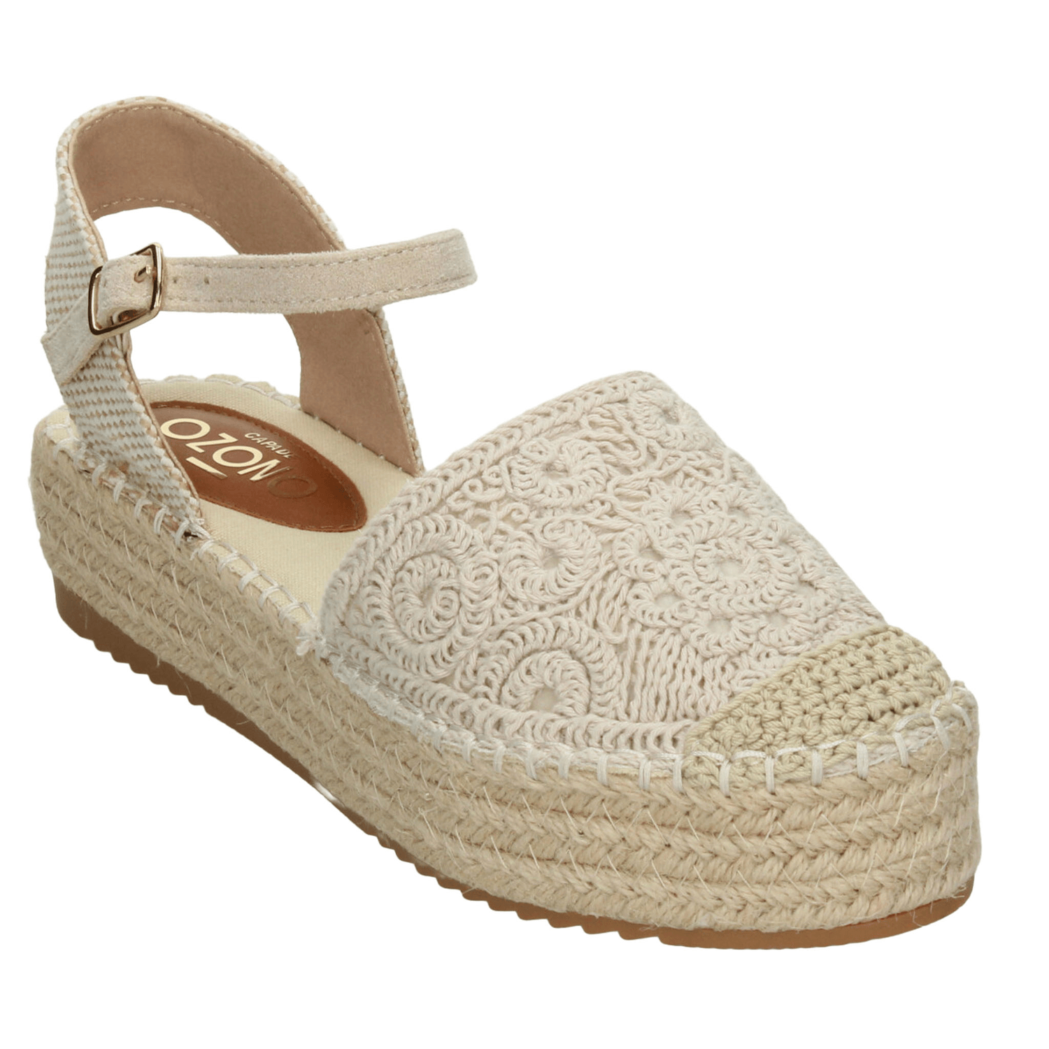 Alpargatas Ozono Dama Beige Casual Para Mujer — imagen 5