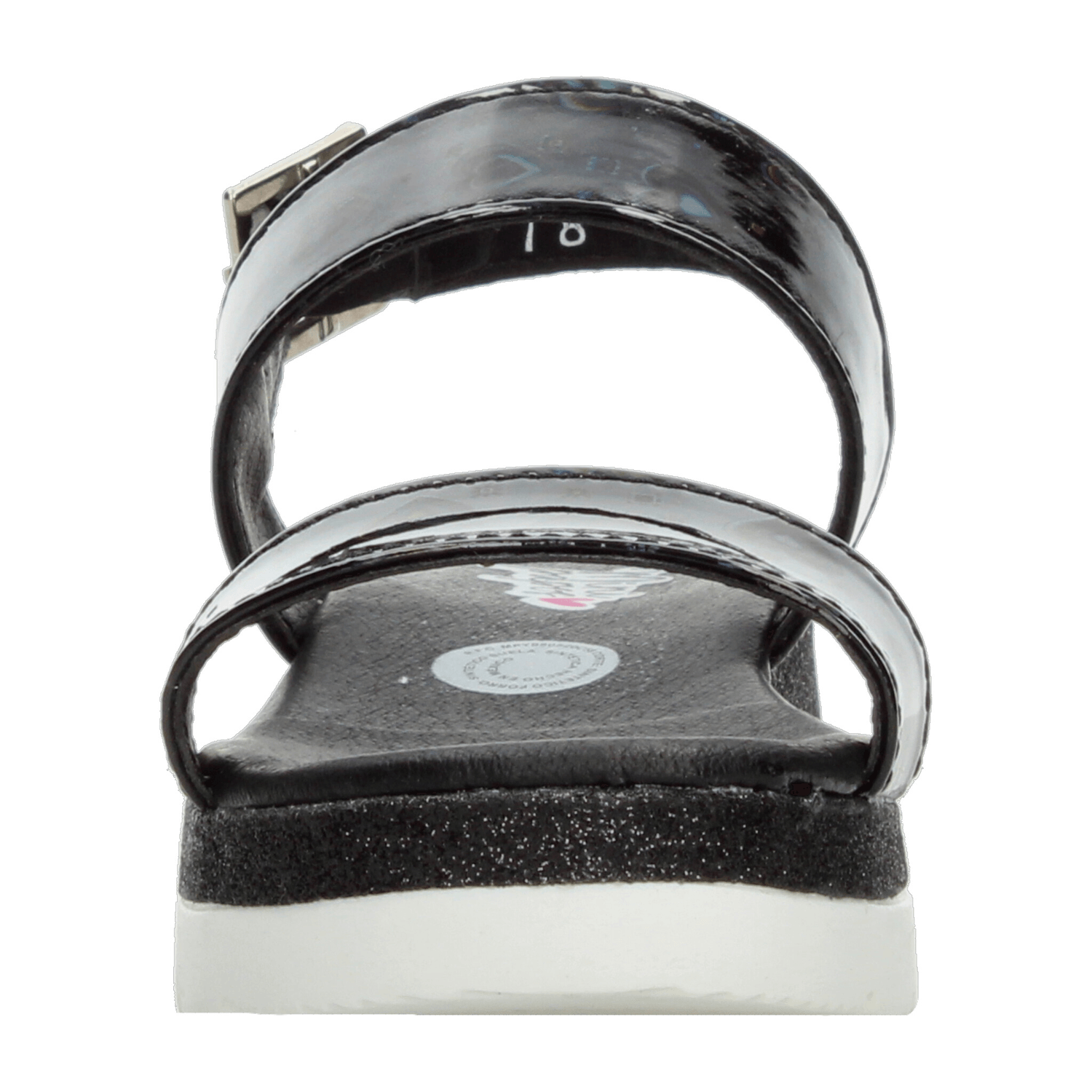 Sandalias Niña Minipapos Negro Casual Infantil T18-22 — imagen 7