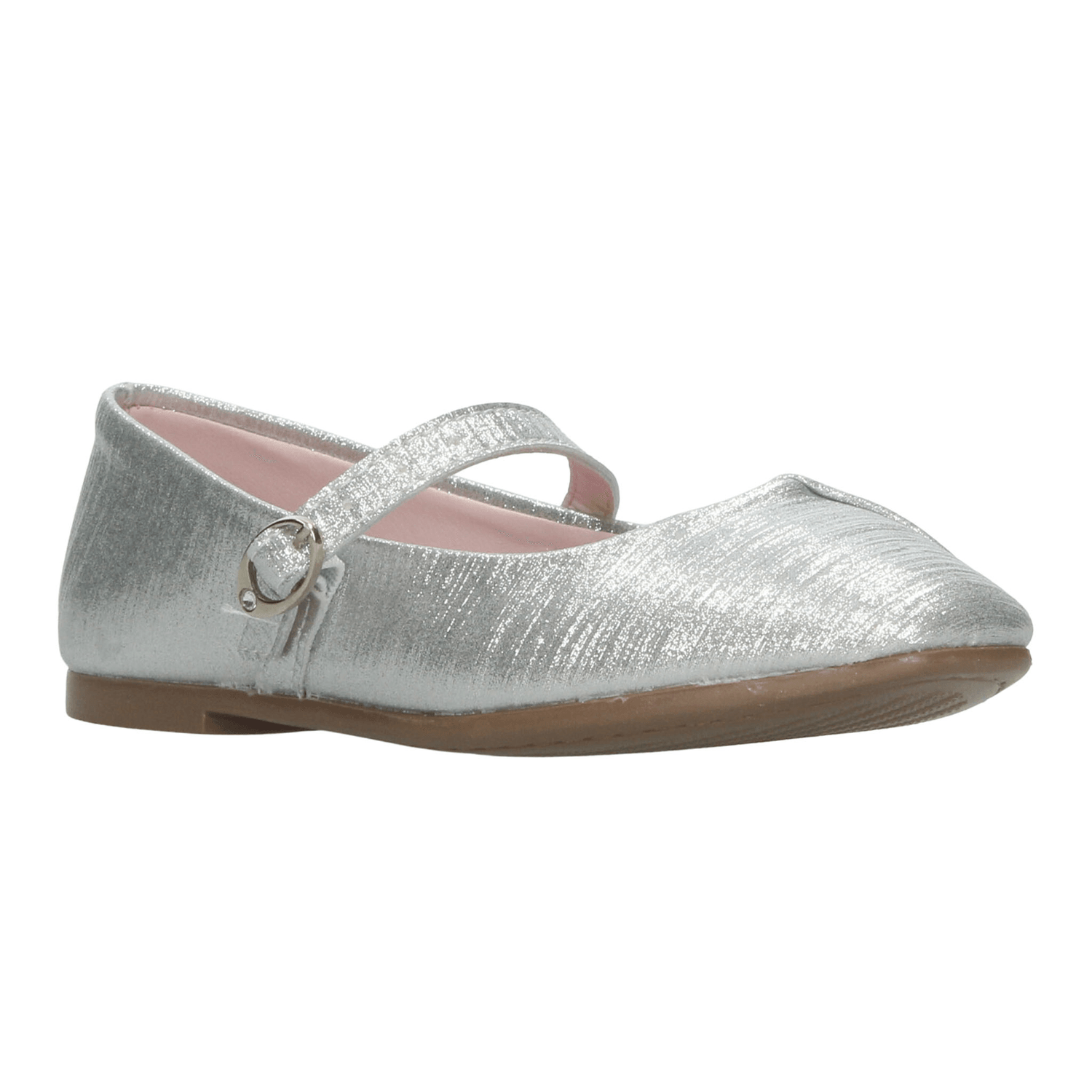 Flat Vavito Niña Plateado Casual Fiesta Juvenil T22-26 — imagen 3