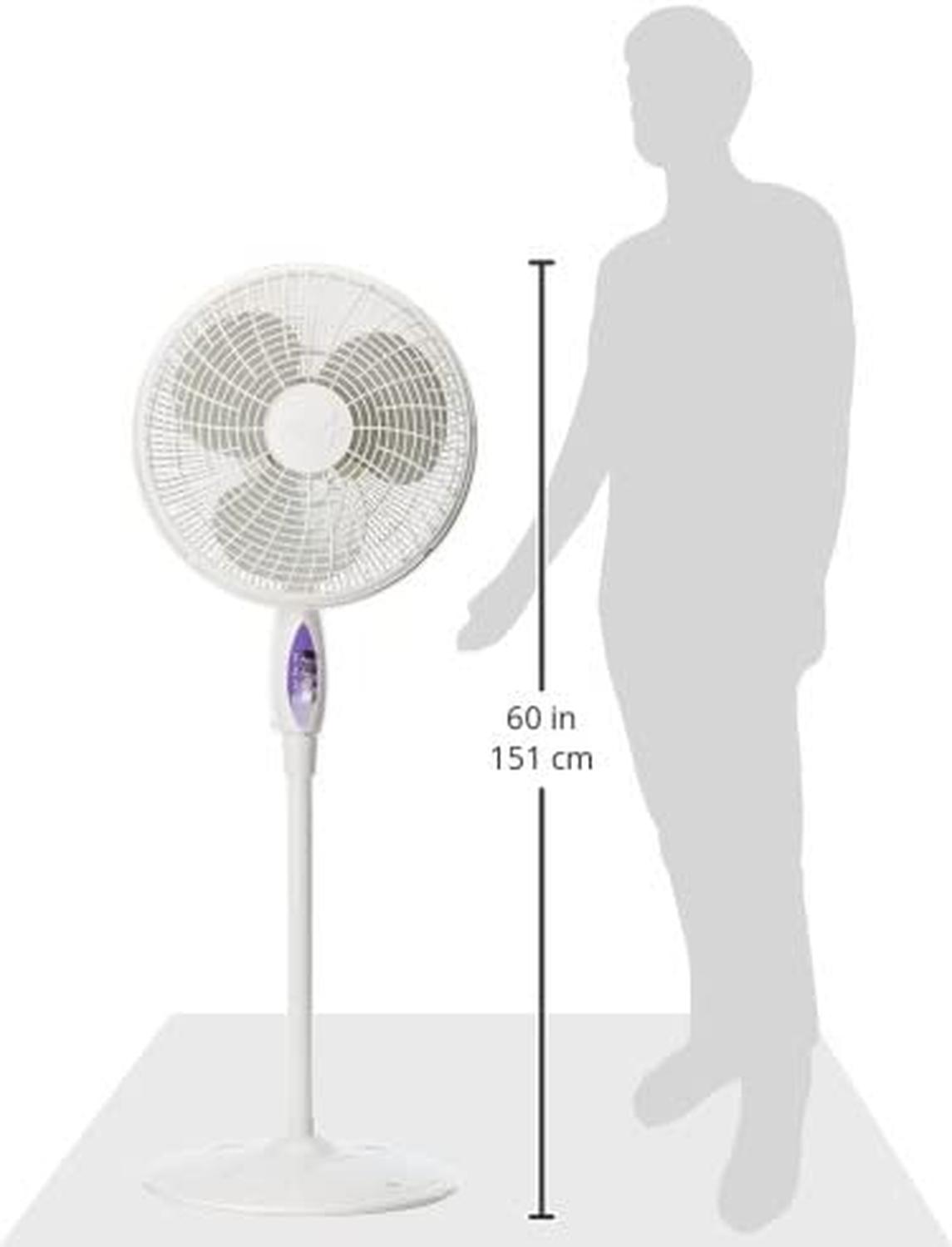 Ventilador Piso Pared Pedestal Mytek 3123 16 Pulg 3 Vel 3 En 1 — imagen 3