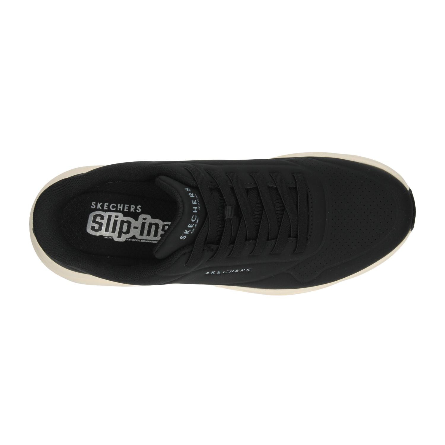 Tenis Skechers Uno Glide-Step Hombre Casual Negro Caballero — imagen 8