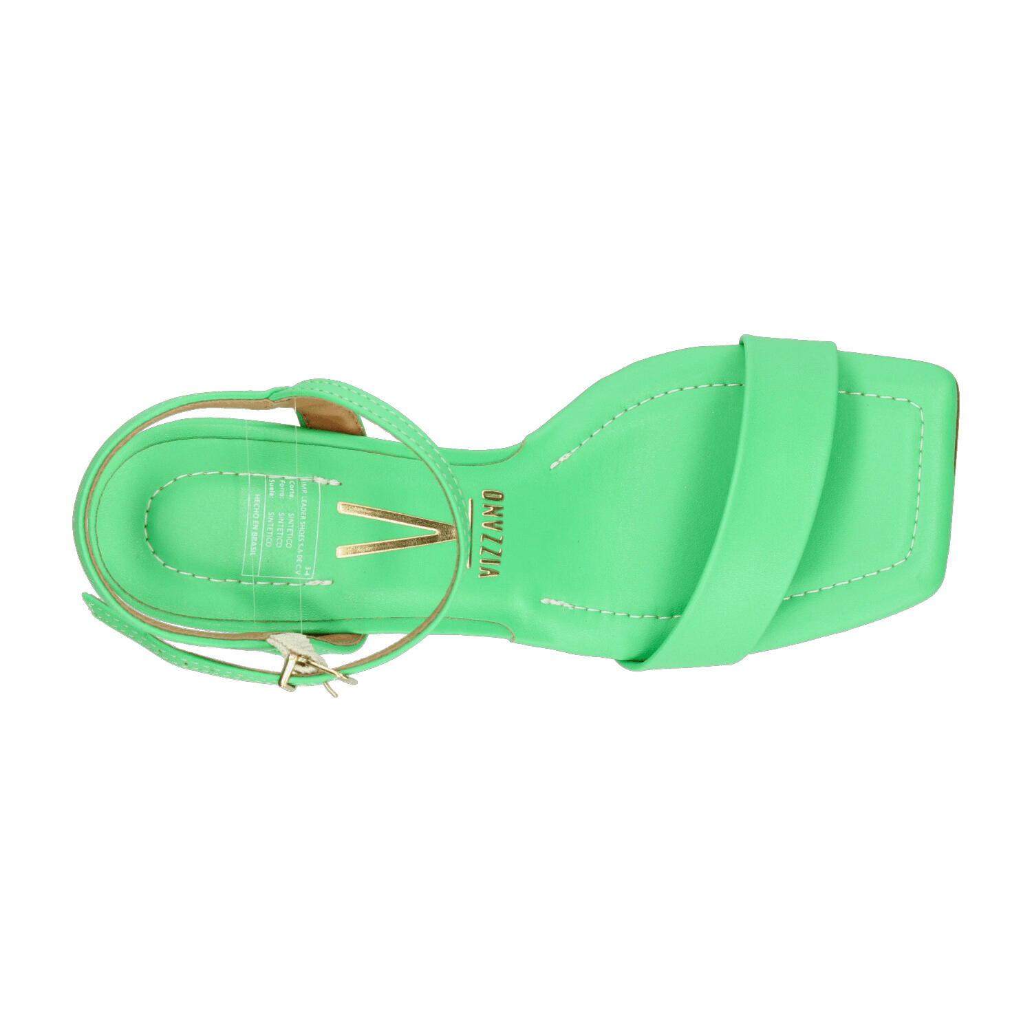 Sandalias Dama Vizzano Verde Casual Mujer — imagen 9