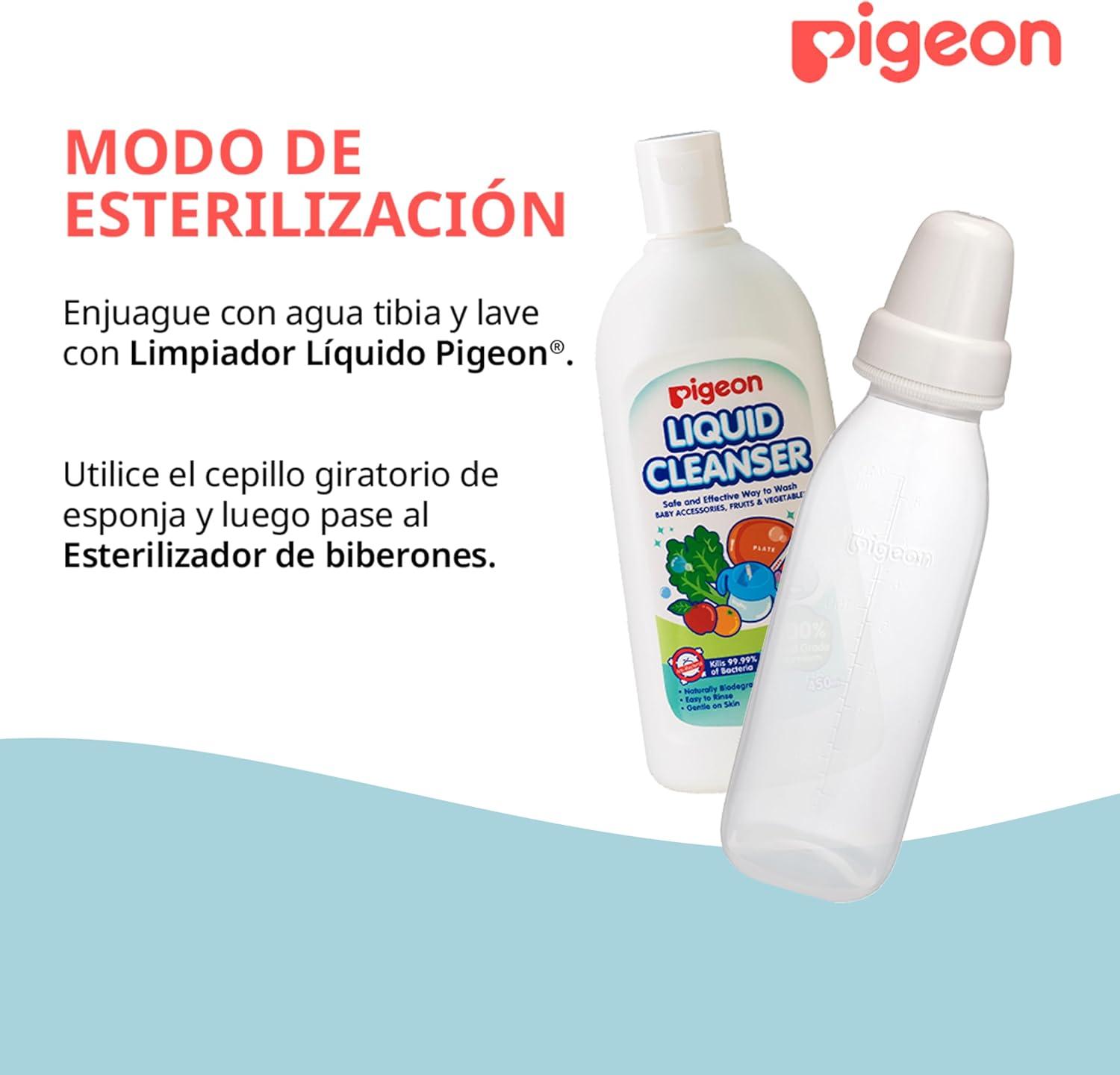 Biberón Pigeon Labio Leporino 240ml Anticólicos — imagen 5