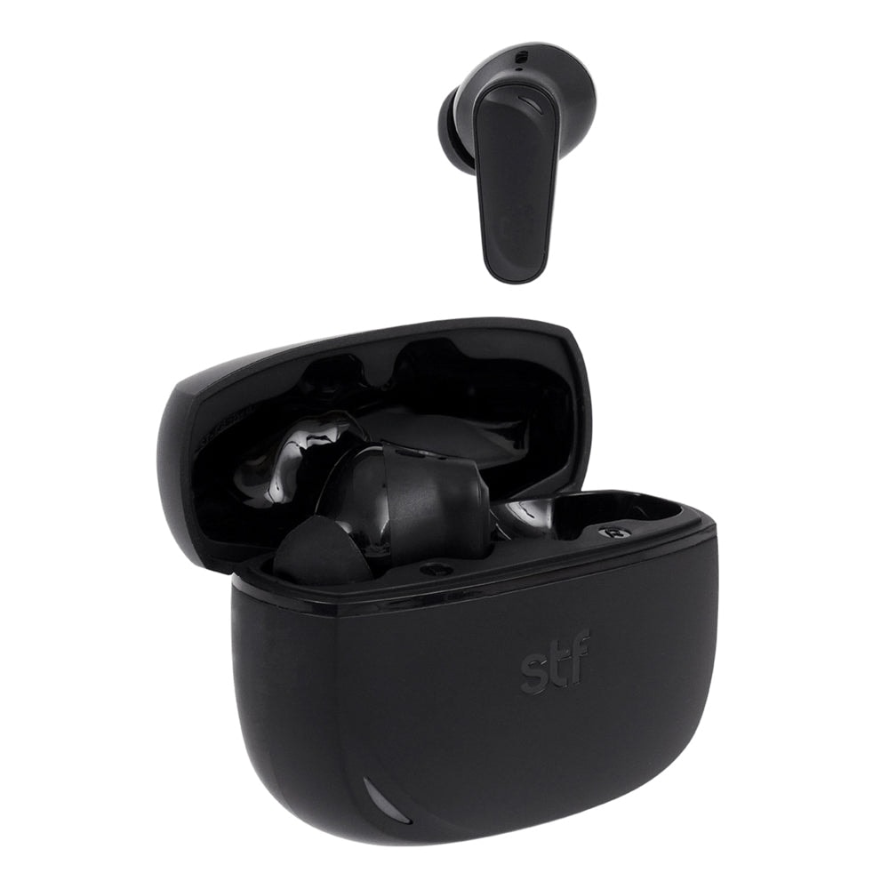 Audífonos Inalámbricos Tws One STF 42hrs Uso ENC 4 Micrófonos Protección IPX4 Negro — imagen 11