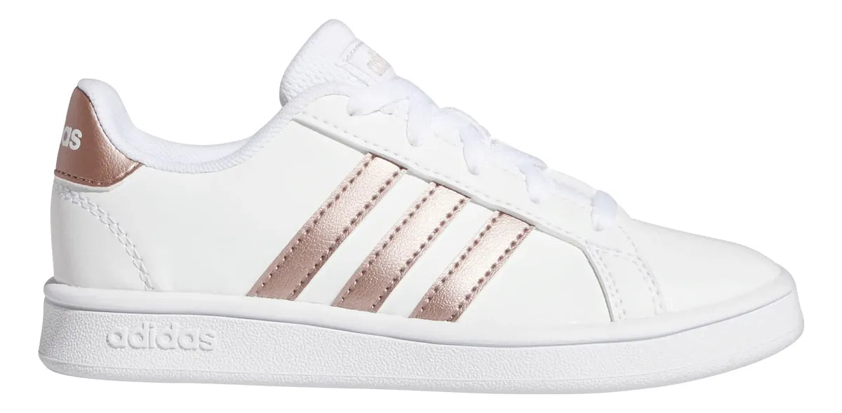 Tenis Adidas Grand Court K Blanco Mujer EF0101 CT — imagen 6