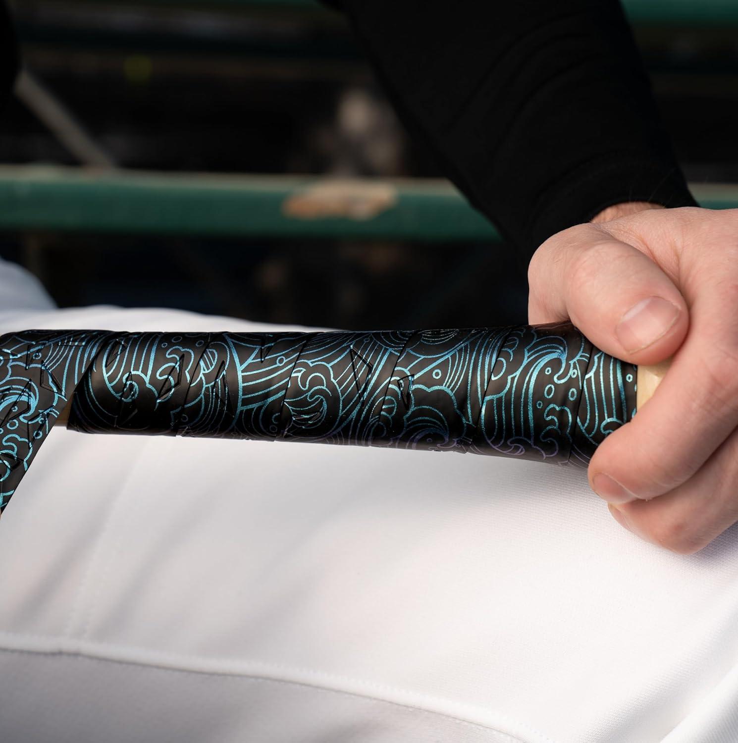 Grip Bat Beisbol Supacaz Super Sticky 1.1mm Kush Tsunami — imagen 4