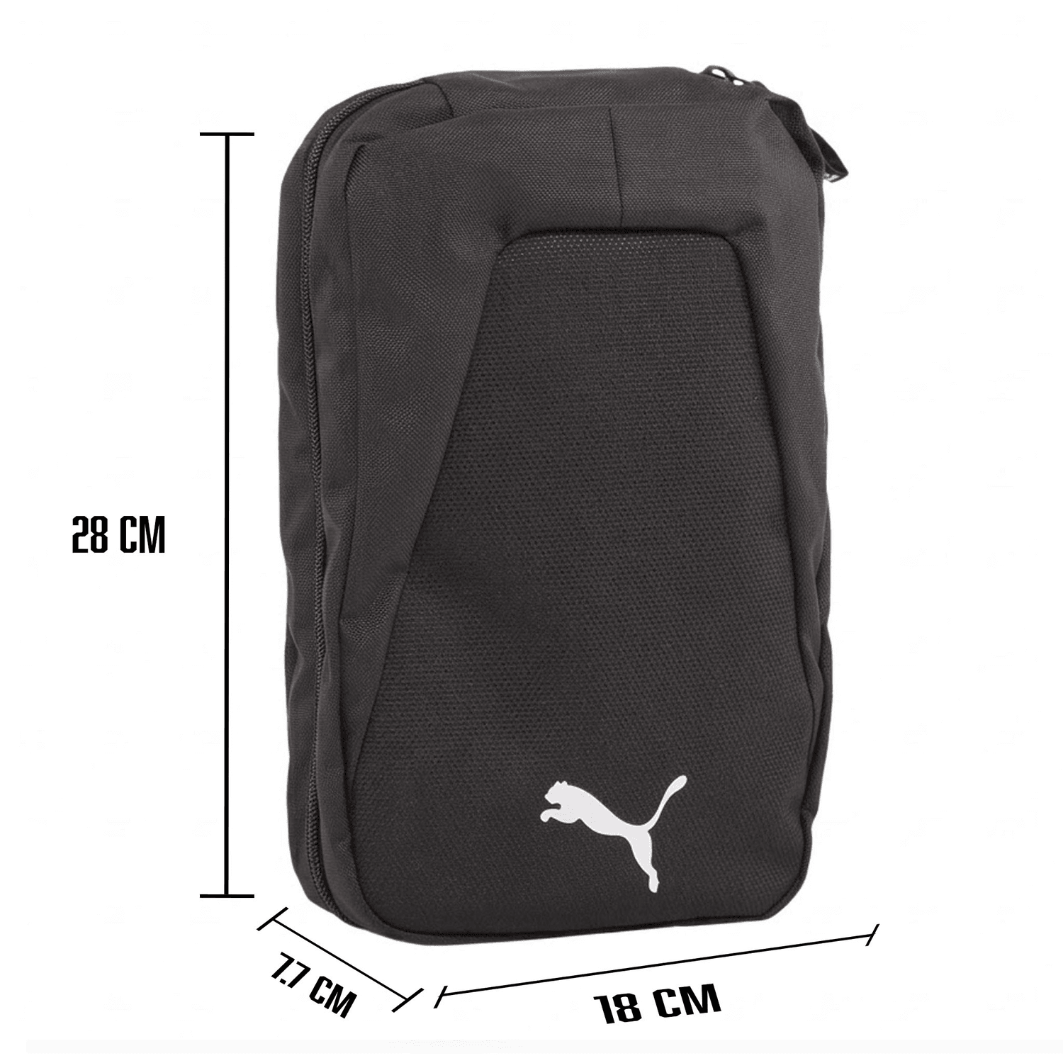 Bolso Hombre Puma Wash Bag Negro Para Tacos Futbol Soccer Caballero — imagen 6