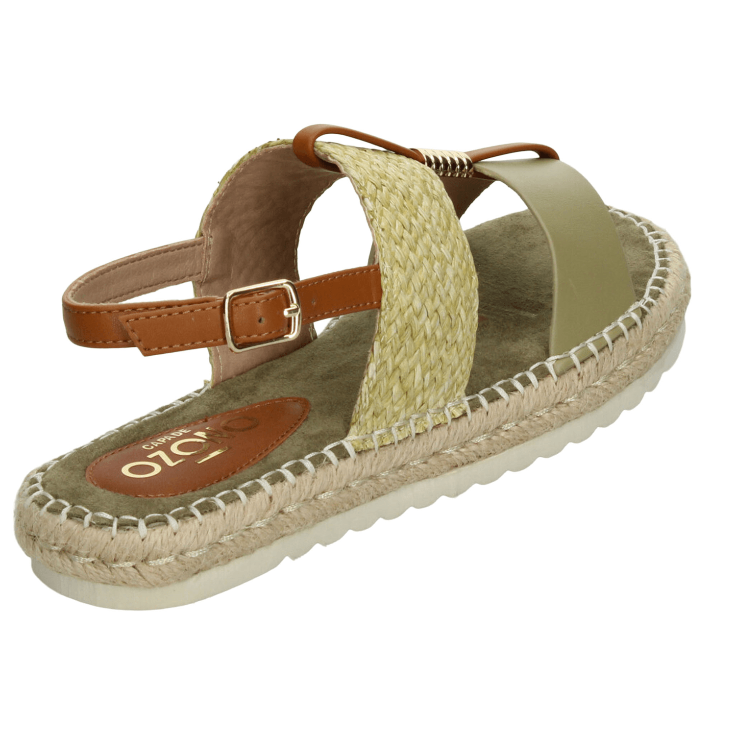 Sandalias Ozono Dama Casual Verde Mujer — imagen 3