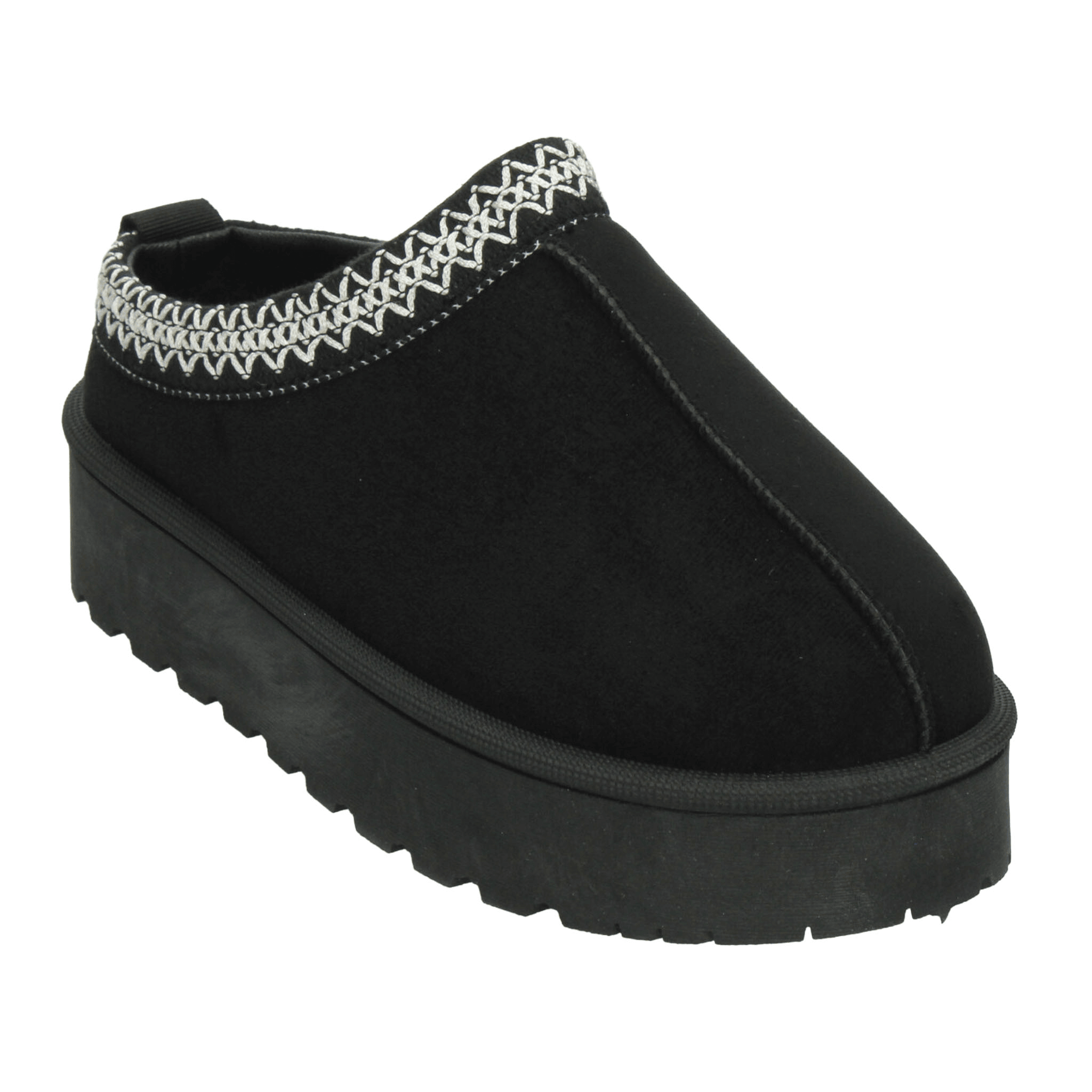 Zapato Perugia Dama Zueco Casual Pantufla Plataforma Negro Mujer — imagen 13
