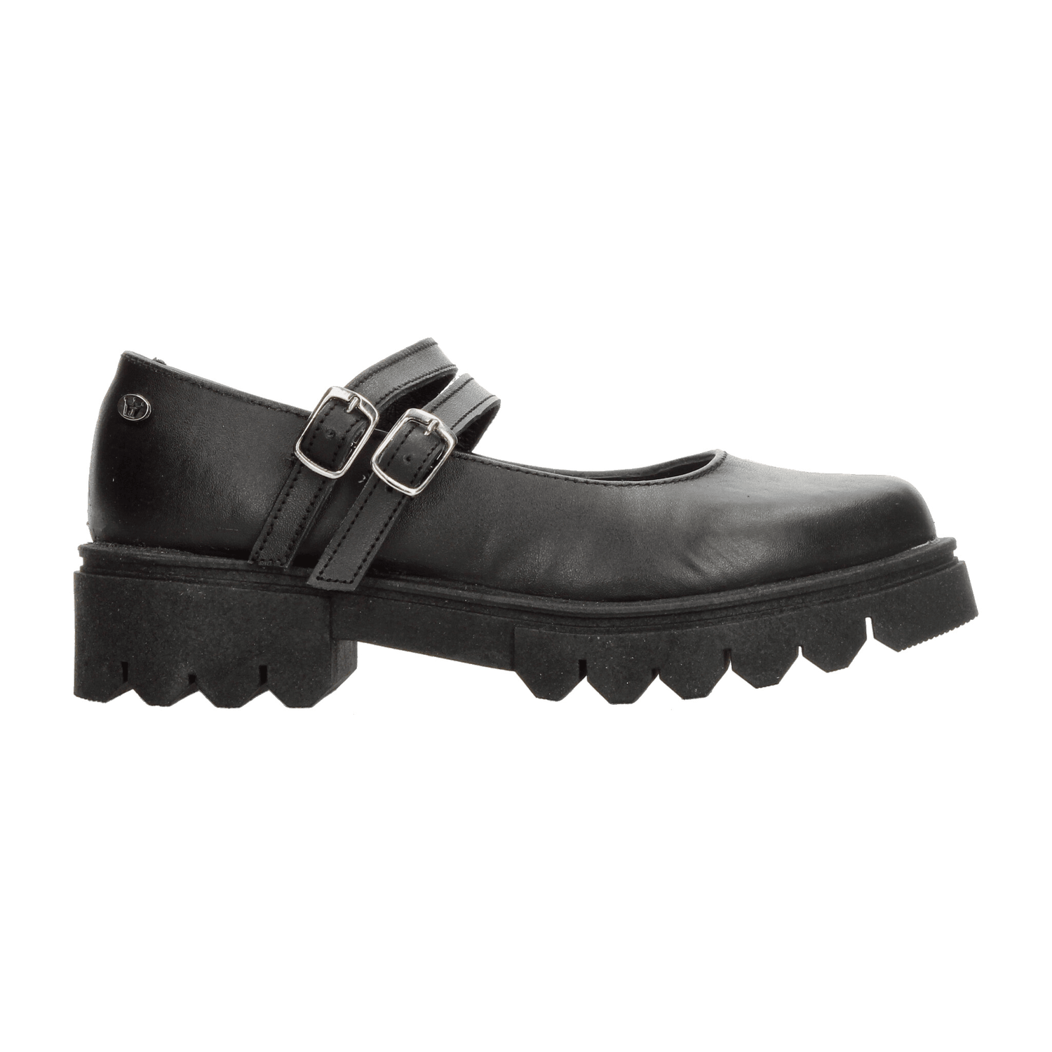 Zapato Jakuna Niña Escolar Colegio Alto Negro Infantil T22-27 — imagen 1