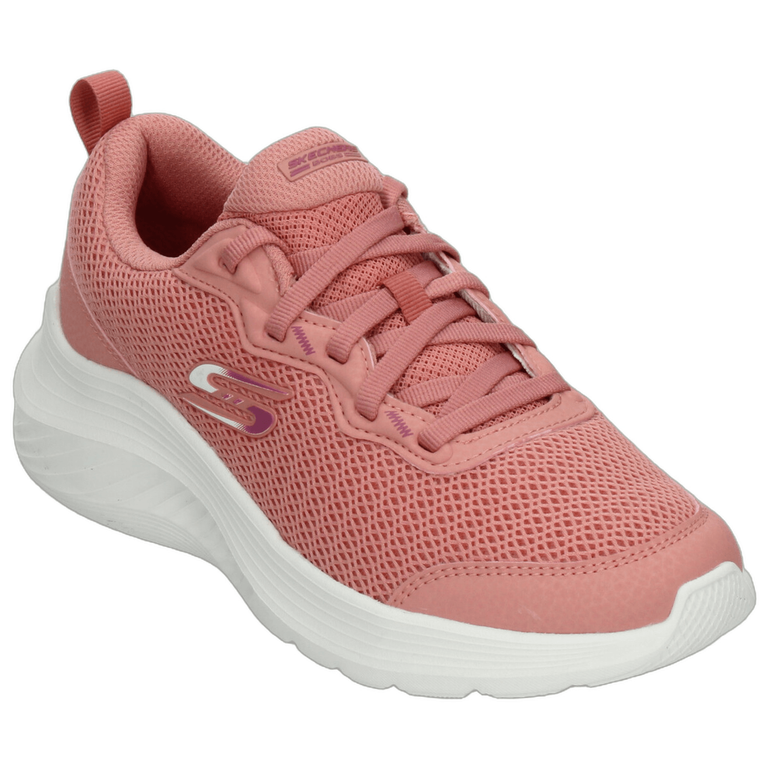 Tenis Dama Skechers Bobs Squad Waves Salmon Deportivo Mujer — imagen 5