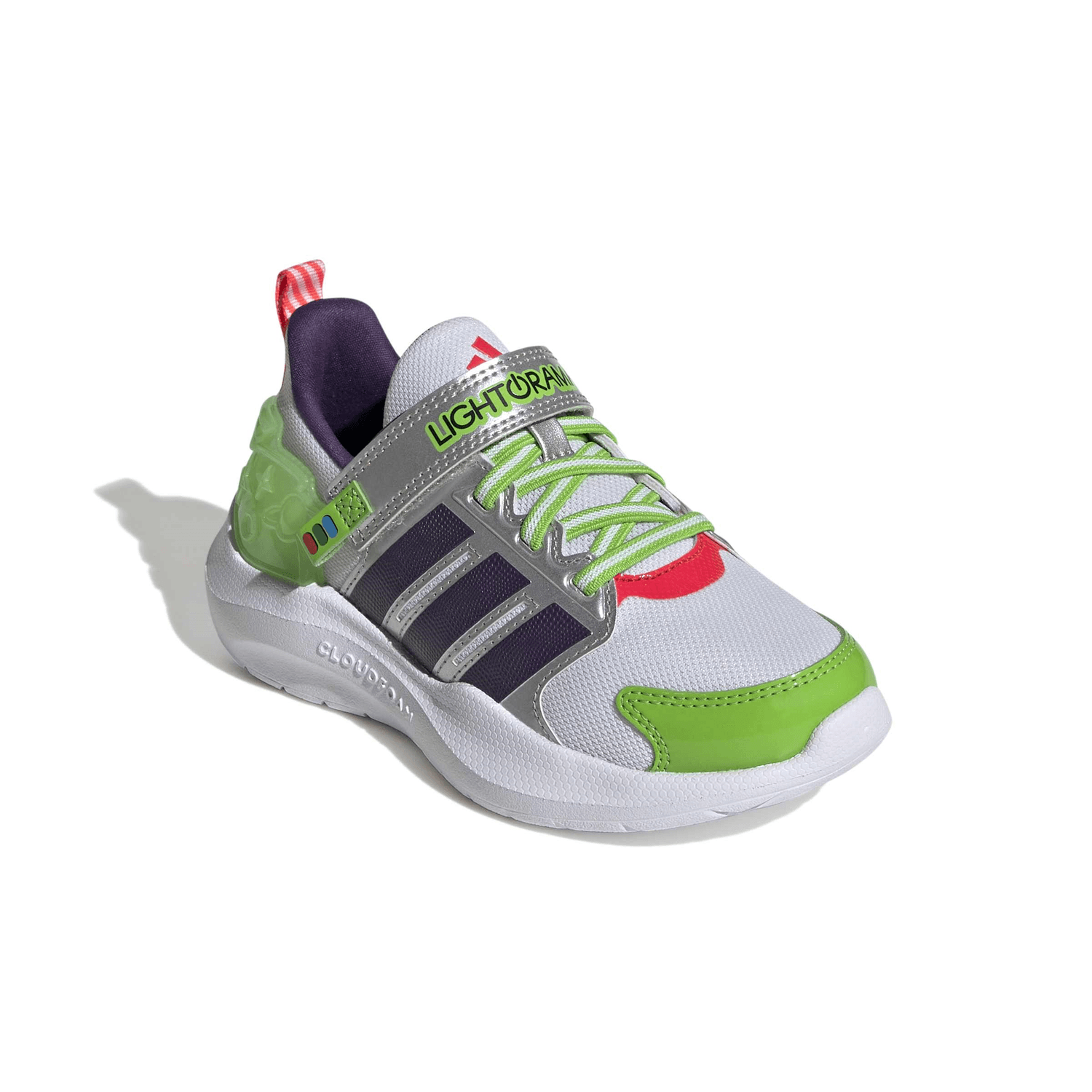 Tenis Adidas Toy Story Buzz Lightyear Niño Casual Luz Led Blanco Infantil T16-22 — imagen 2