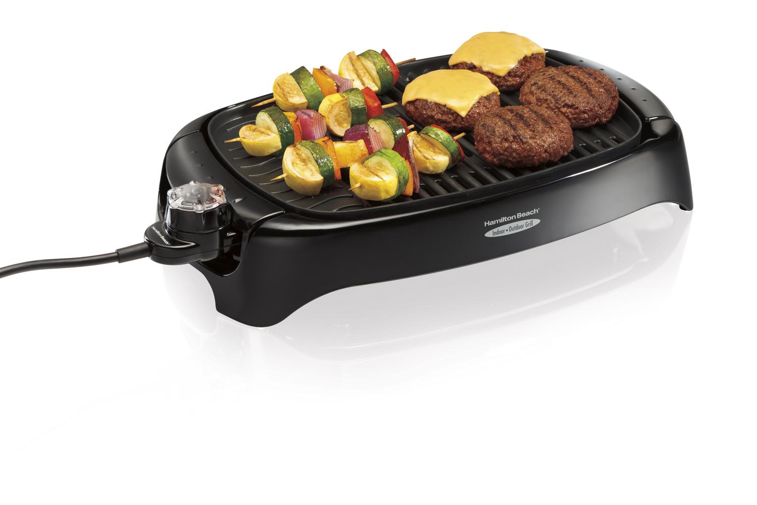 PARRILLA ELECTRICA HAMILTON BEACH 31605N SIN HUMO — imagen 3