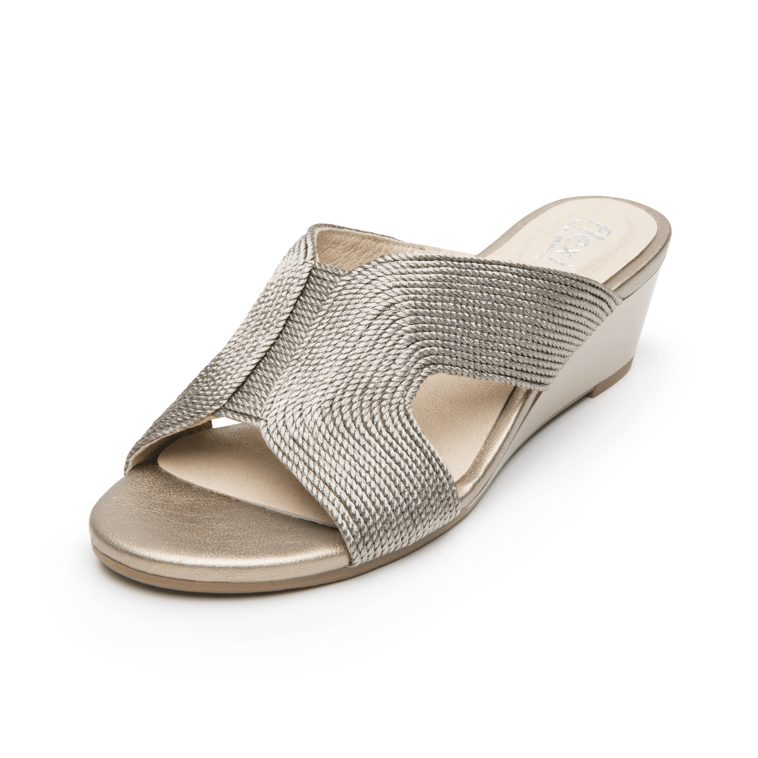 Sandalias Flexi Dama Casual Dorado Mujer — imagen 3