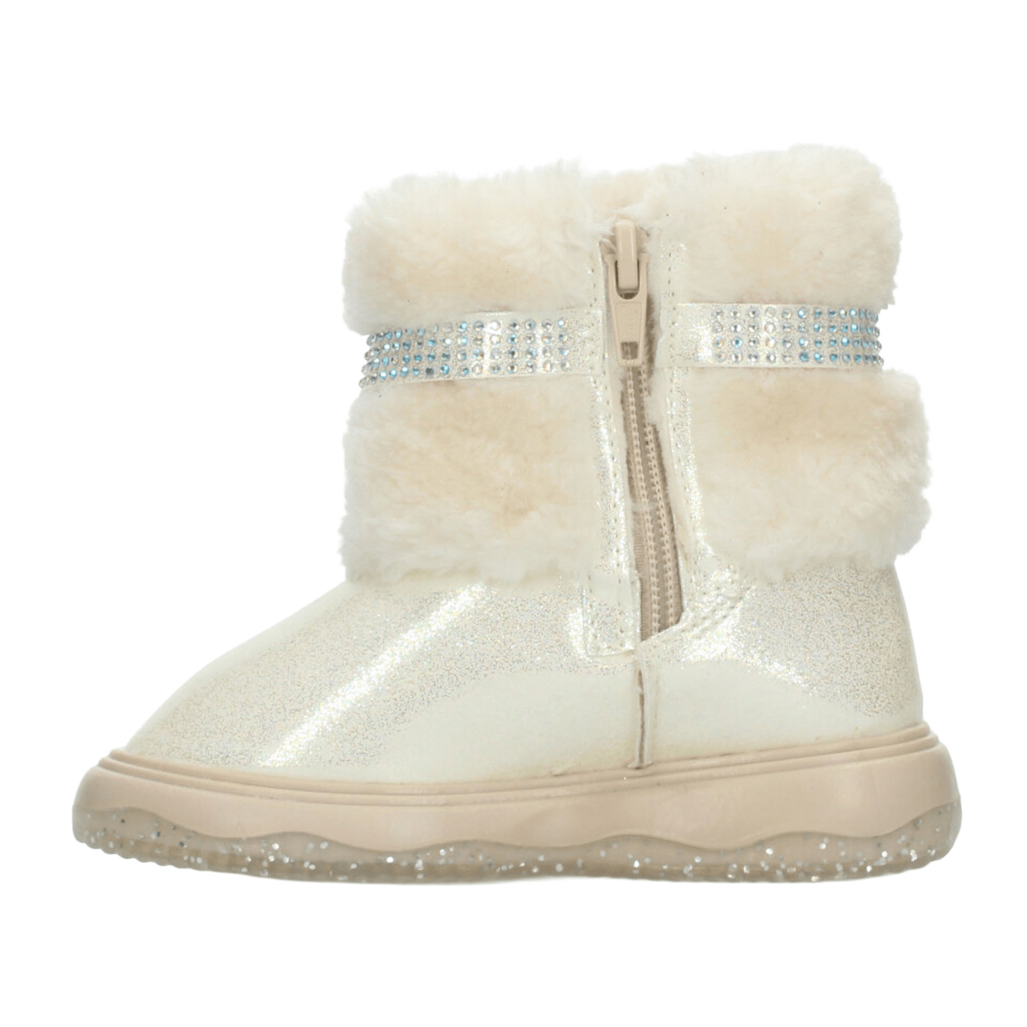 Bota Paressi Niña Casual Peluche Crema Infantil T15-18 — imagen 14