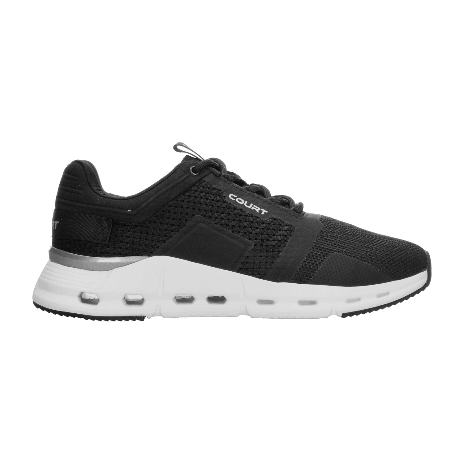 Tenis Hombre Court Negro Casual Caballero — imagen 2