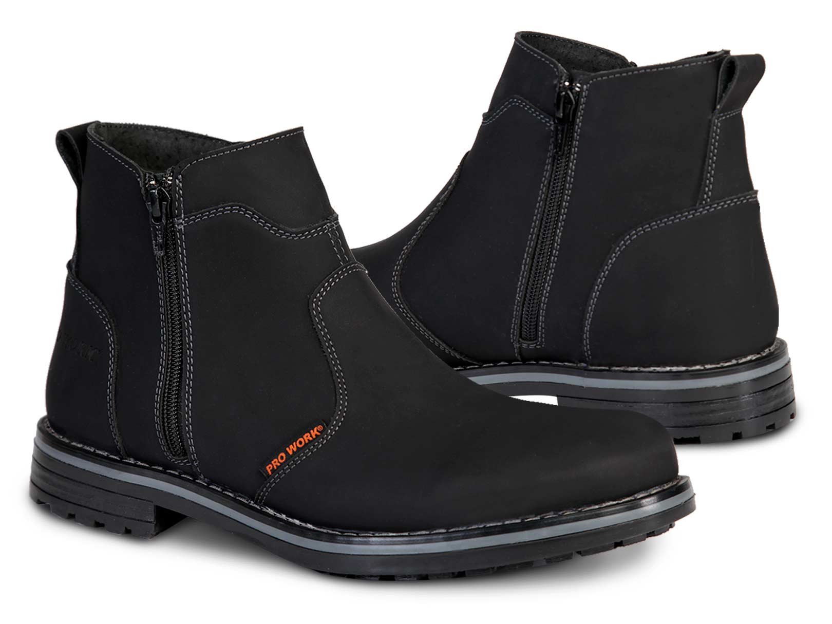 Bota hombre botin vestir vaquera PRO WORK 89719 Negro — imagen 8