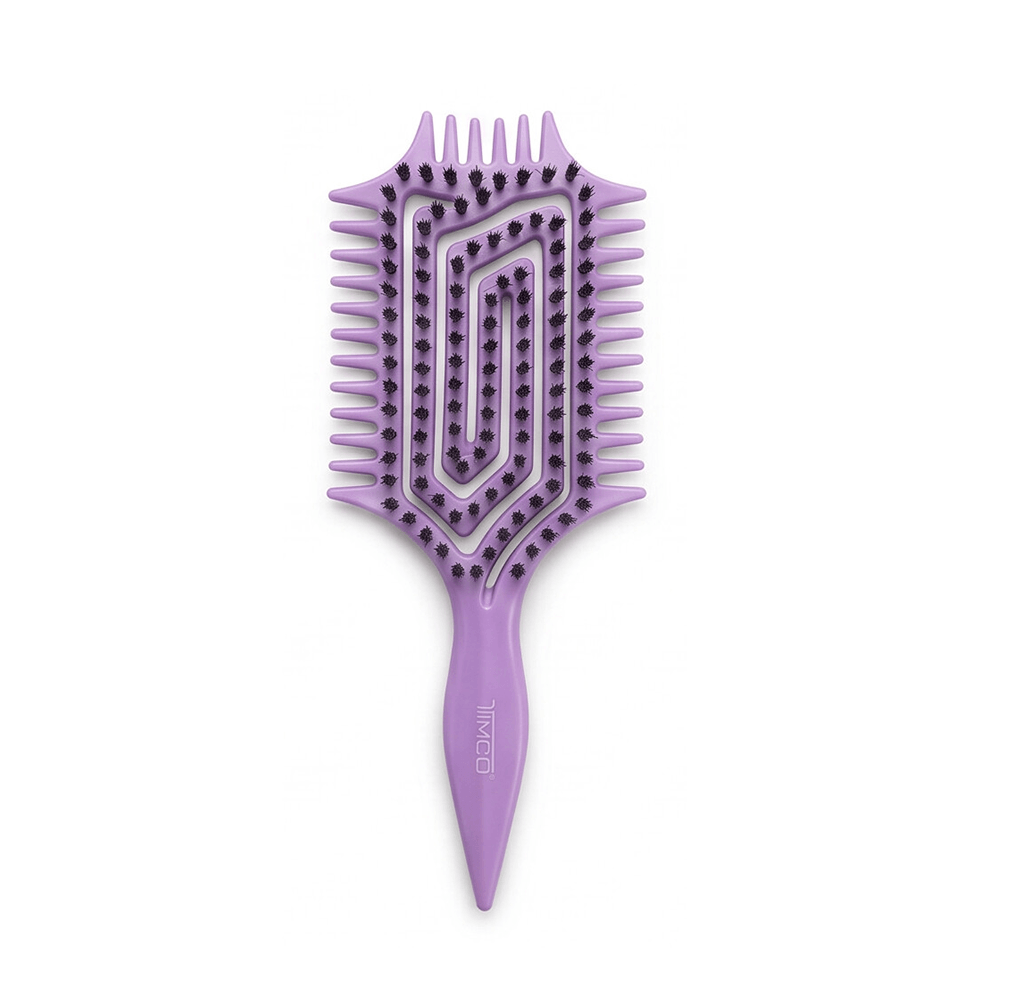 Cepillo Para Cabello Rizado TIMCO C6305 Nylon Antiestático, Definidor de Rizos y Secado Rapido — imagen 2