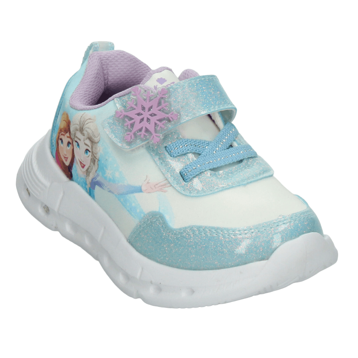 Tenis Disney Frozen Niña Blanco Casual Led Infantil T15-18 — imagen 5