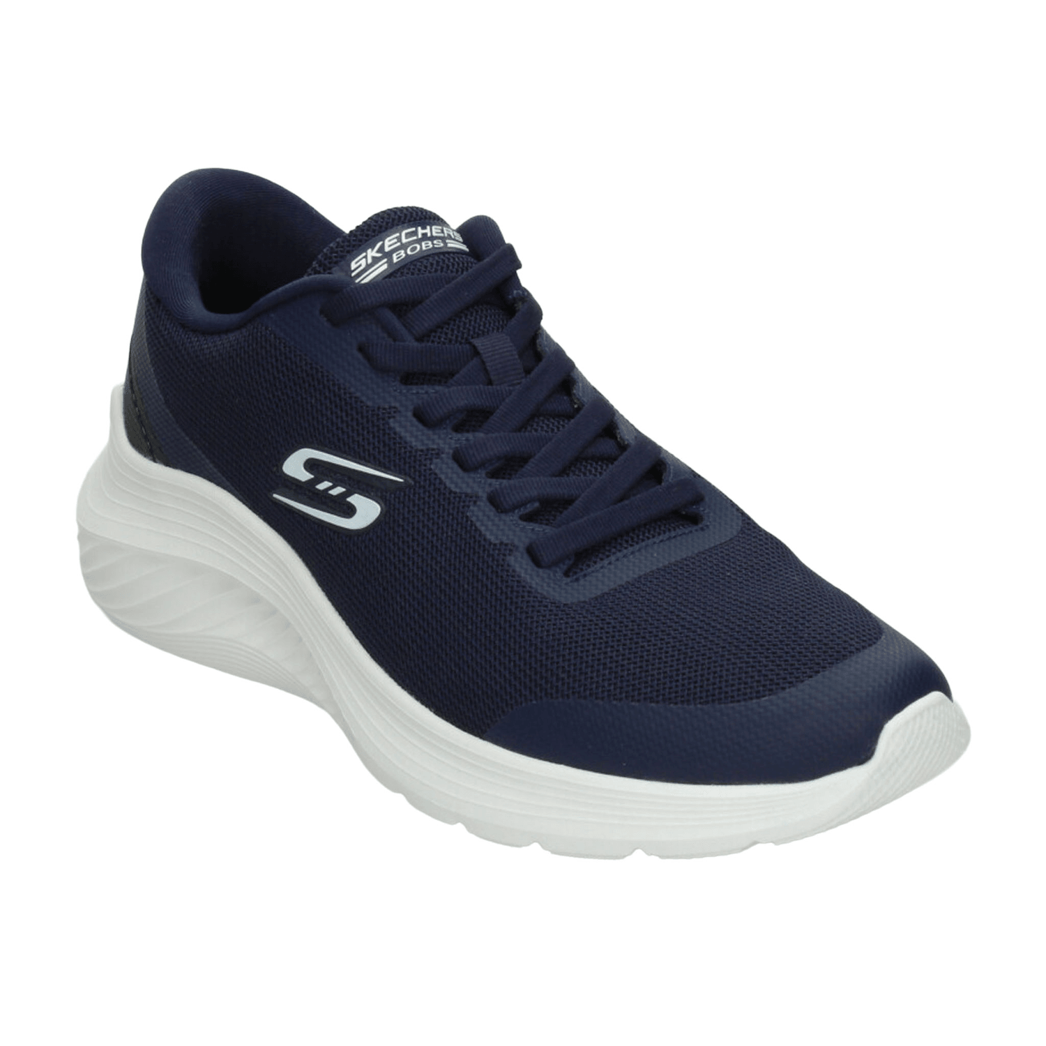 Tenis Skechers Bobs Sport Hombre Deportivo Azul Caballero — imagen 4