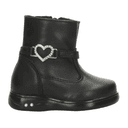 Bota Yuyin Niña Casual Cierre Negro Infantil T12-15