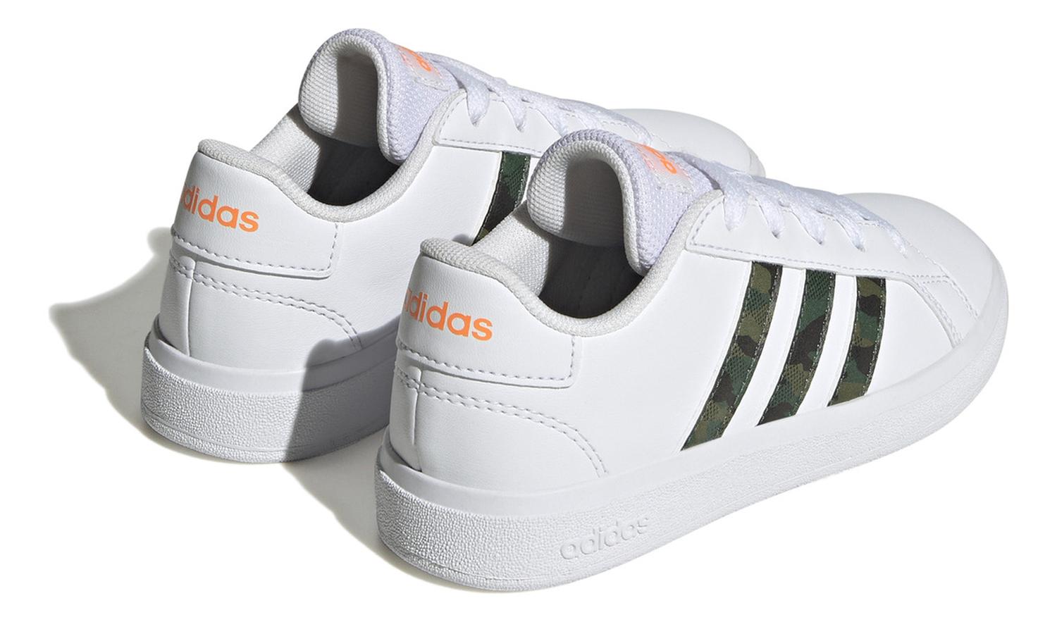 Tenis adidas Grand Court 2.0 Niño Casual Blanco Infantil T22-26 — imagen 4